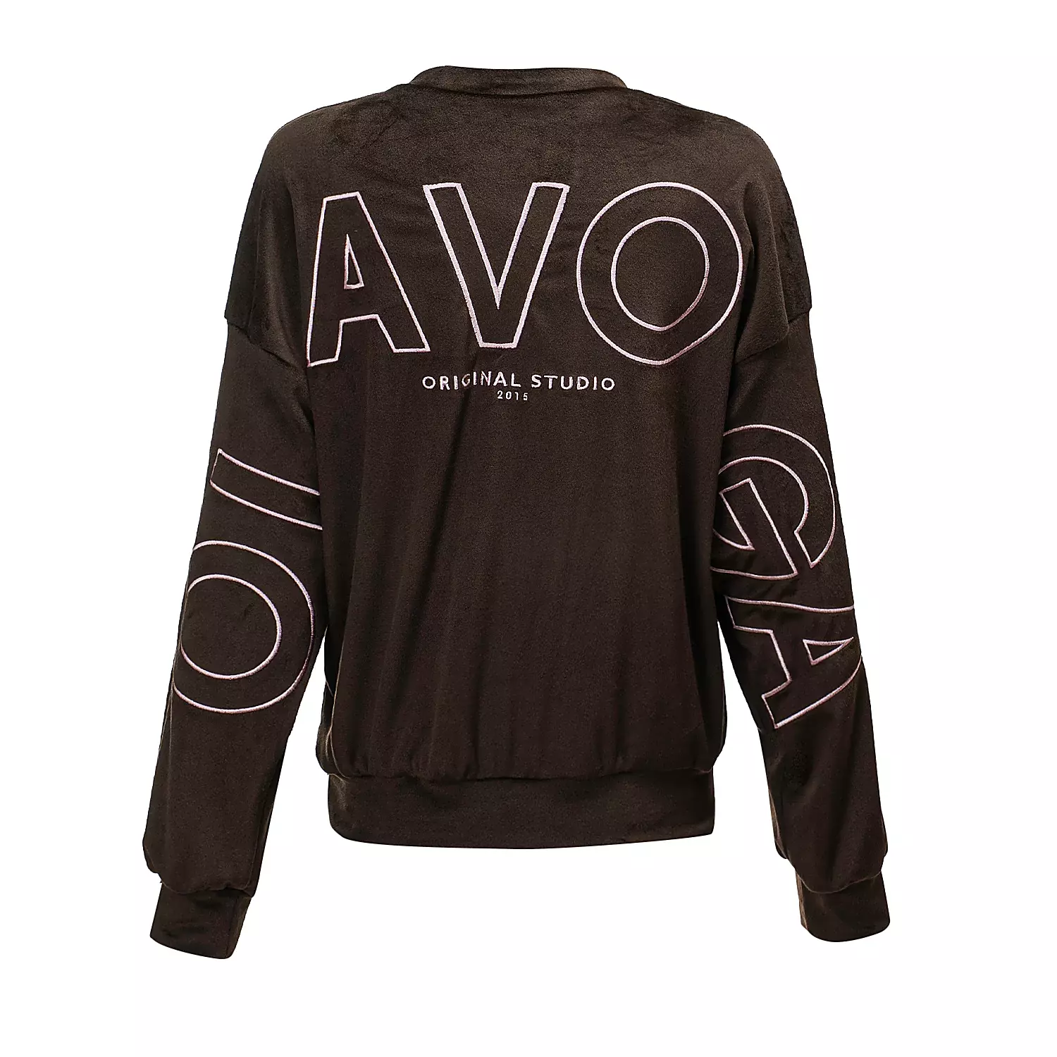 Ladies' velour set OLAVOGA VELVET ASH - Brown