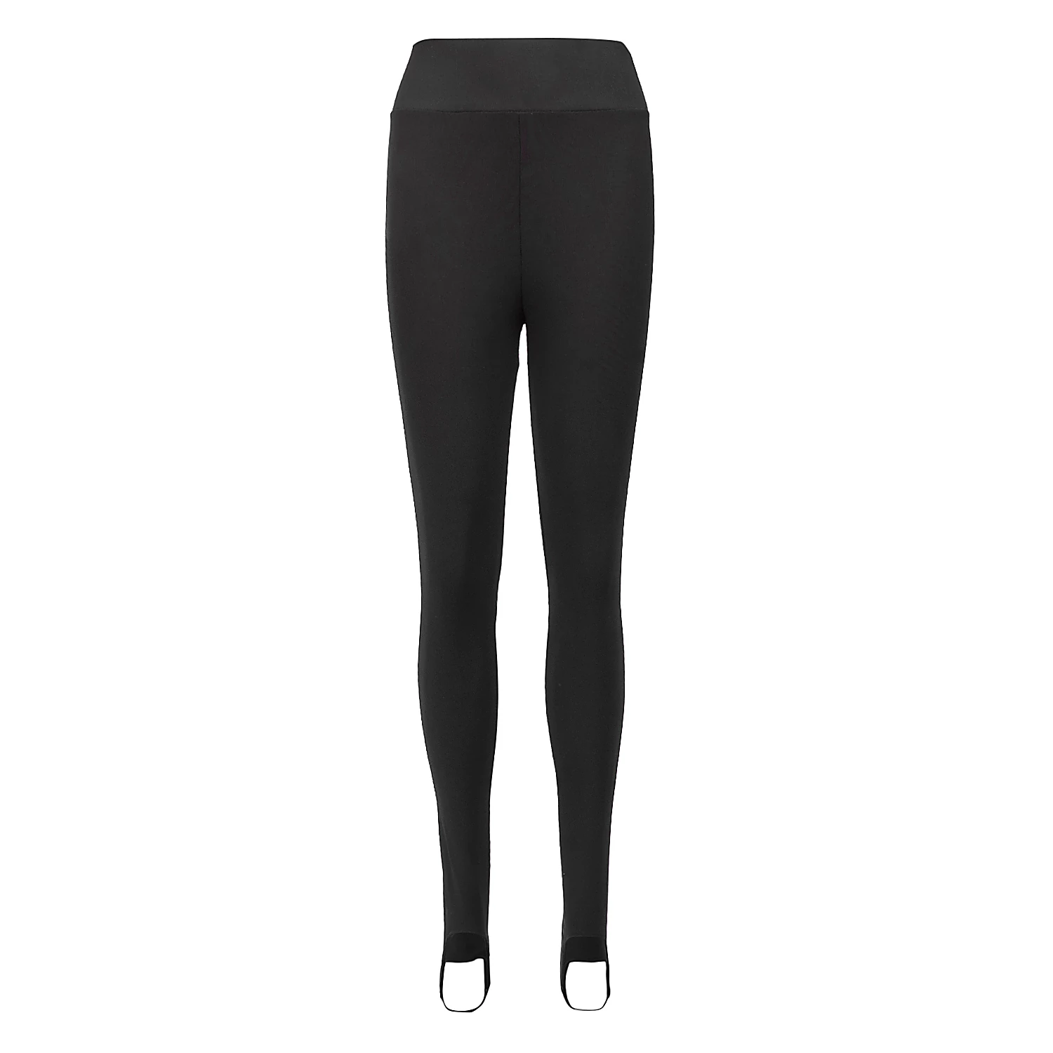 Damen-Leggings mit Fersenkappe OLAVOGA FLEXIBLE - Schwarz