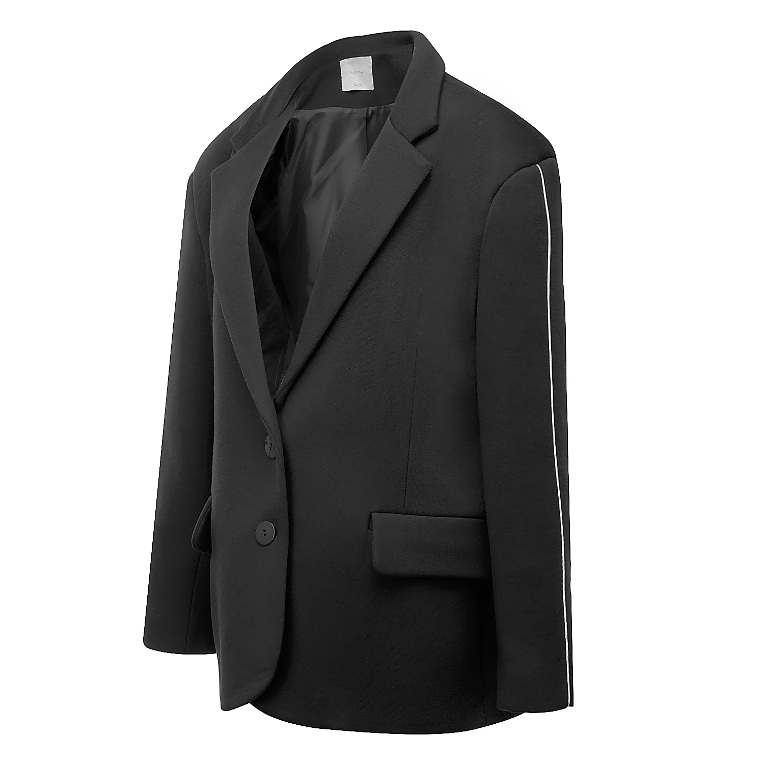Women's classic blazer OLAVOGA REFINE - Black