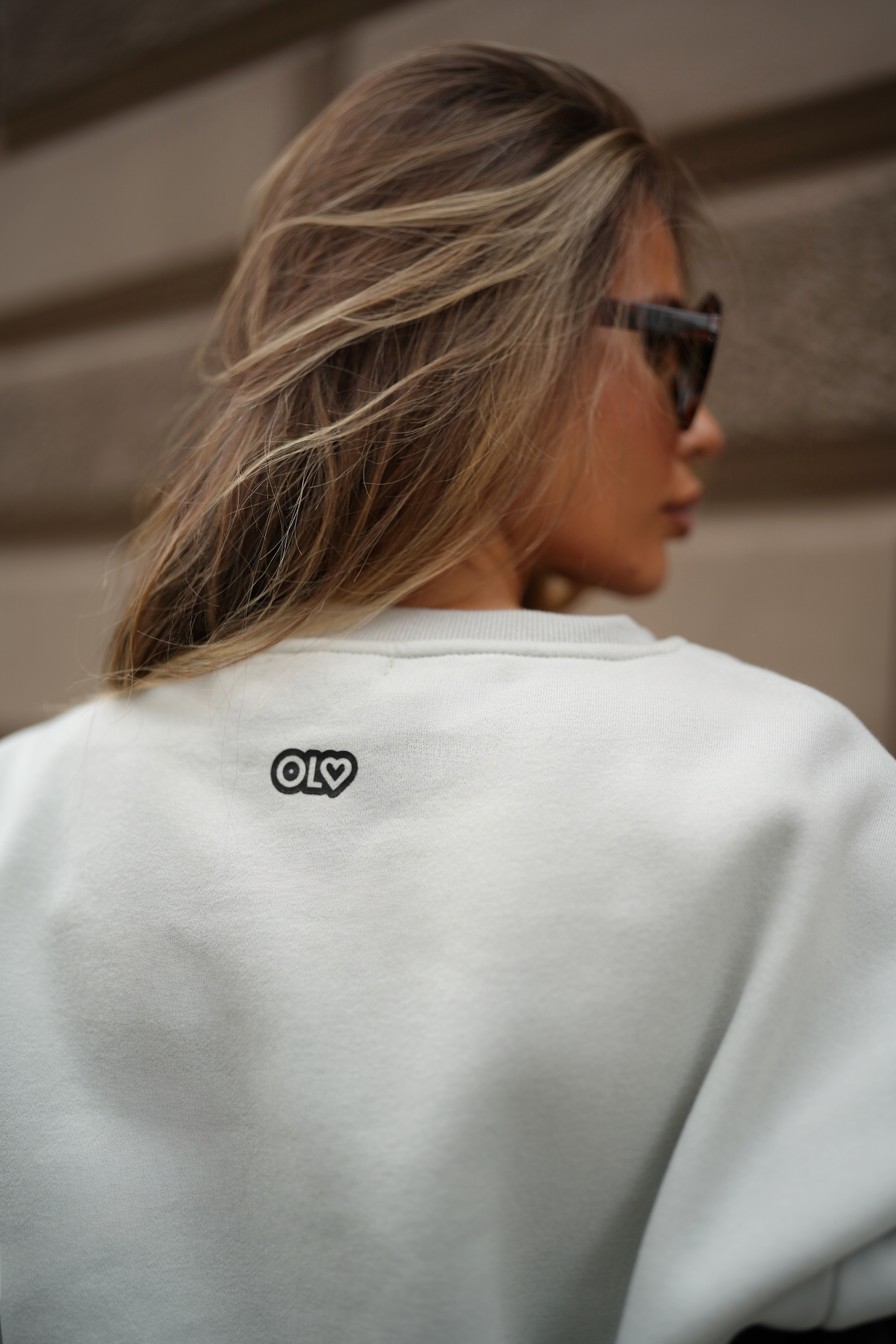 Bluza damska OLAVOGA LINDA SWEATSHIRT - Matcha 