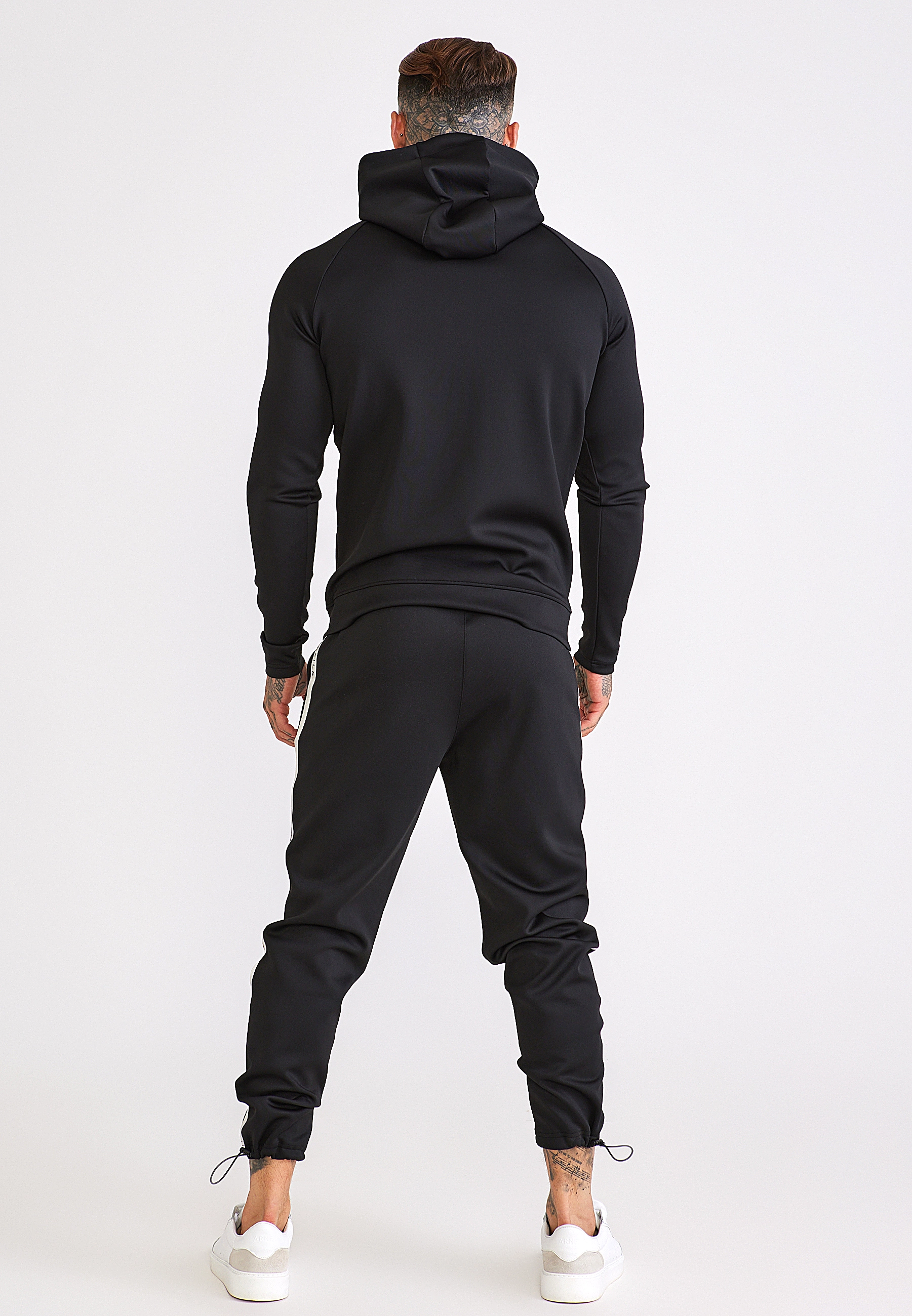 Komplet męski dresowy SIKSILK 29413 - Czarny