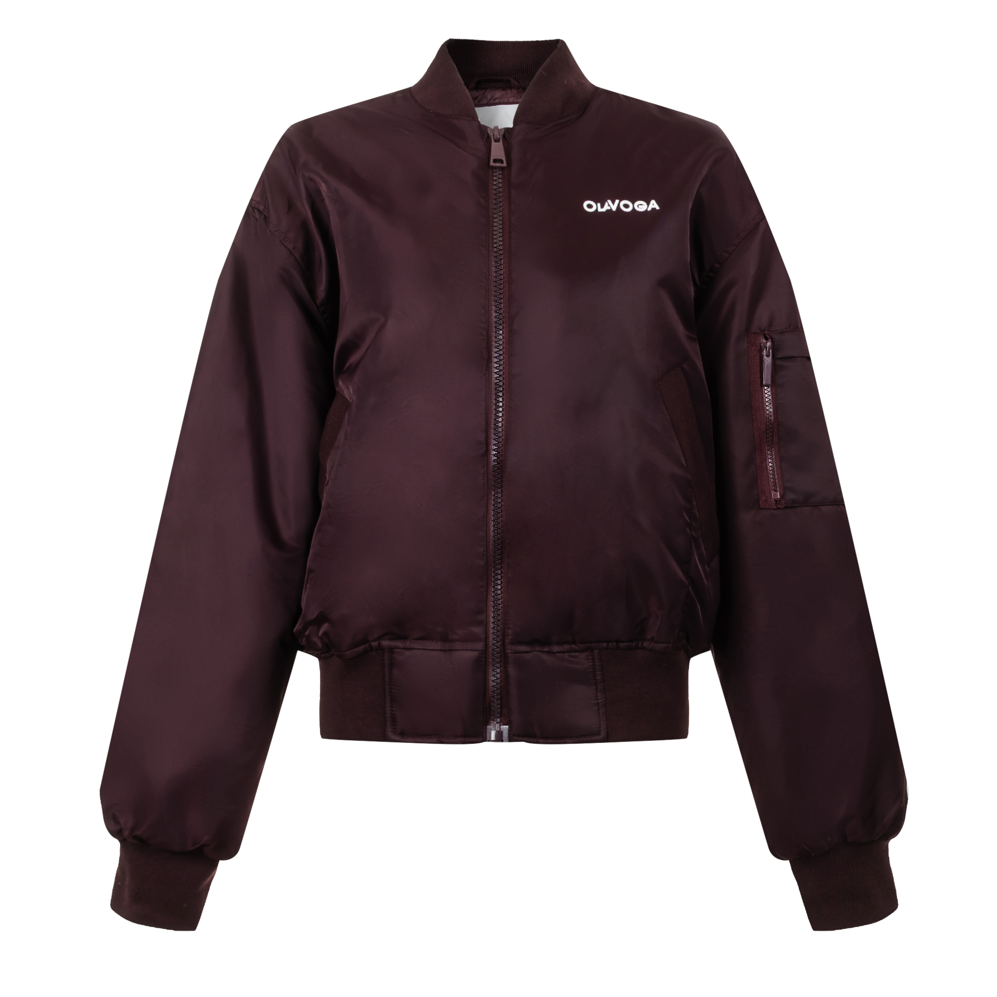 Kurtka męska bomber OLAVOGA Men WOOLY MEN 2.0 - Fiolet