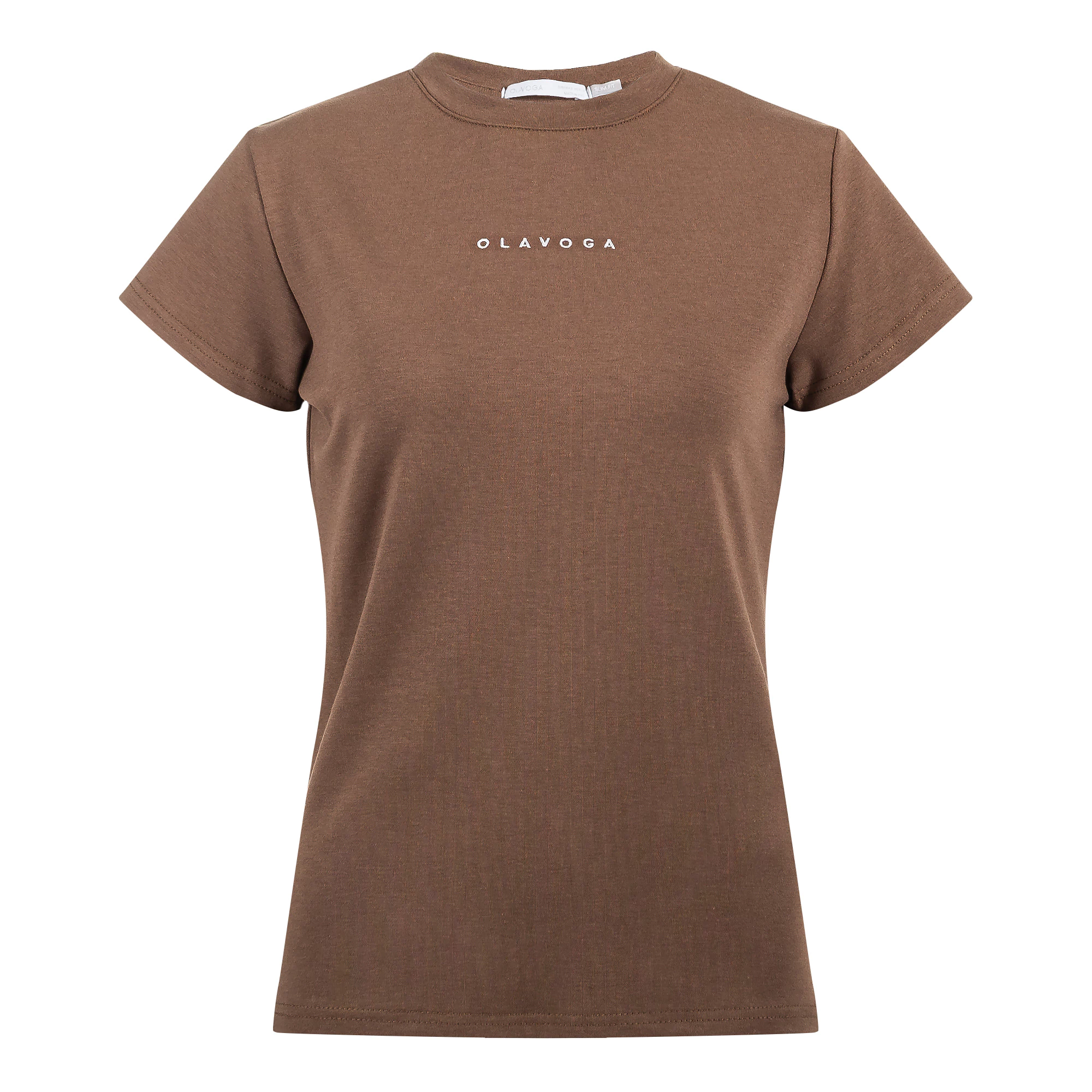 Damen-T-Shirt OLAVOGA ESTONAR - Dunkelbeige