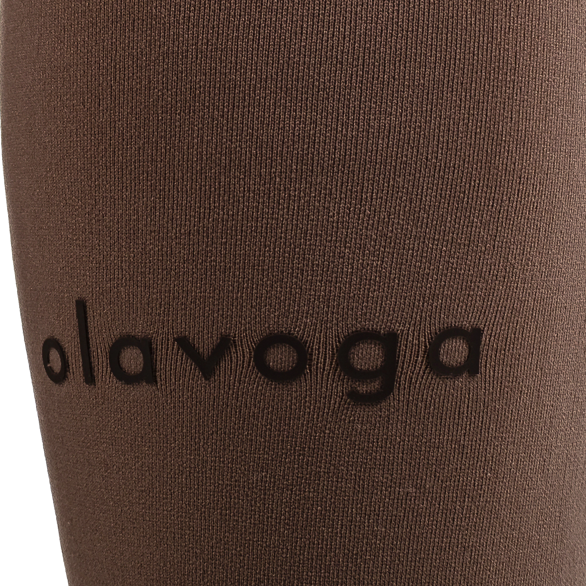 Legginsy damskie ocieplane OLAVOGA NEBULA - Ciemny beż