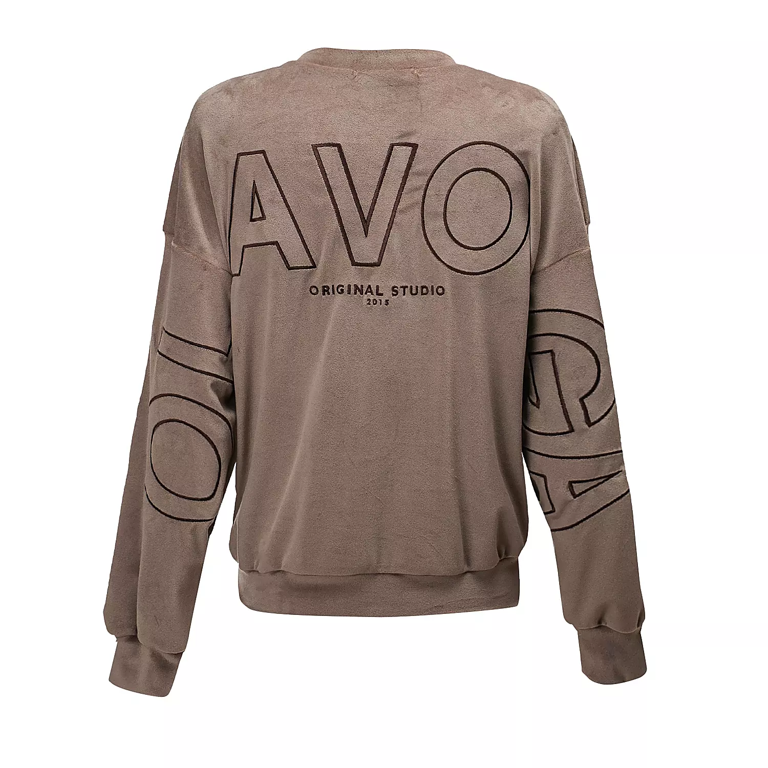 Ladies' velour set OLAVOGA VELVET ASH - Latte