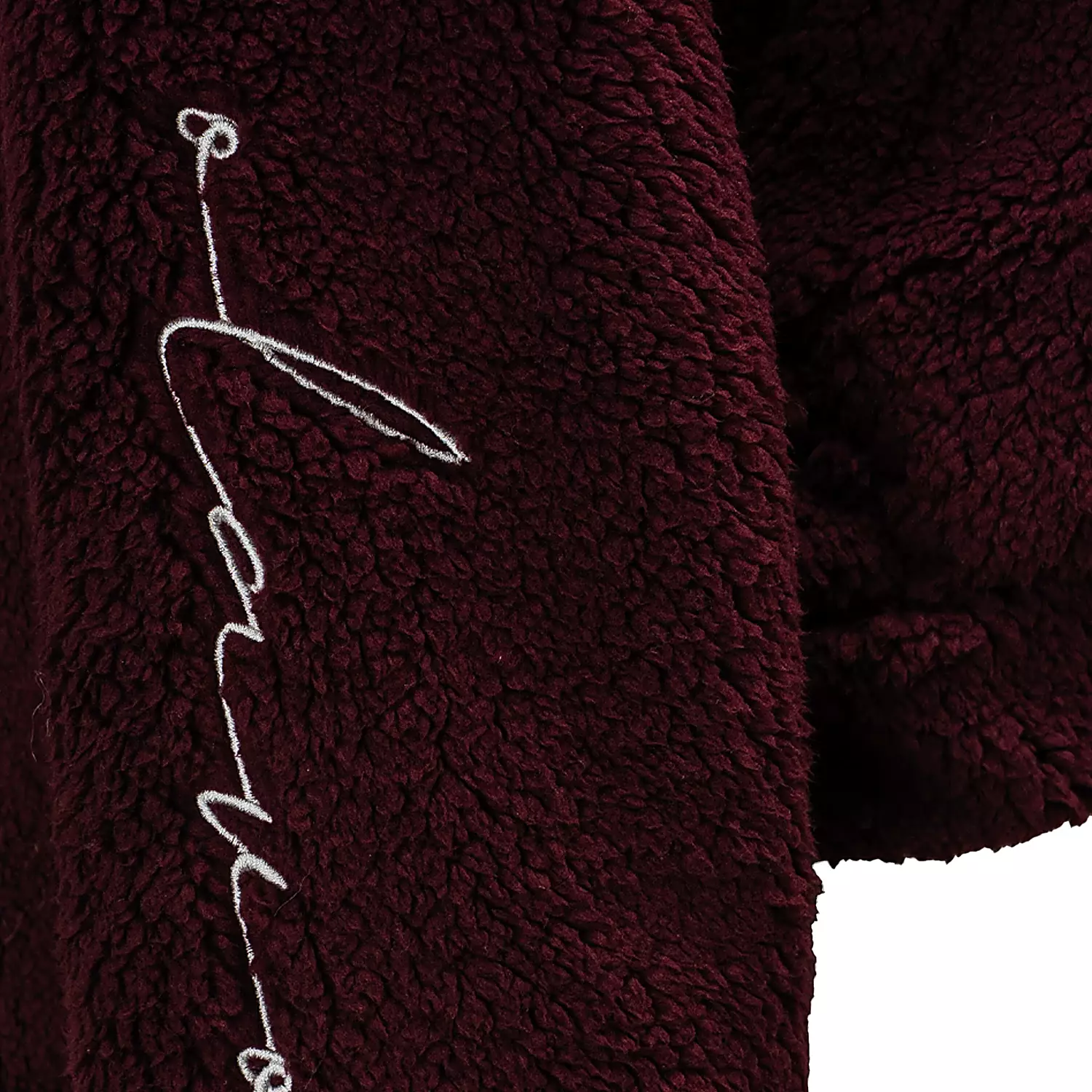 OLAVOGA TEDI Damen-Teddy-Sweatshirt - Maroon