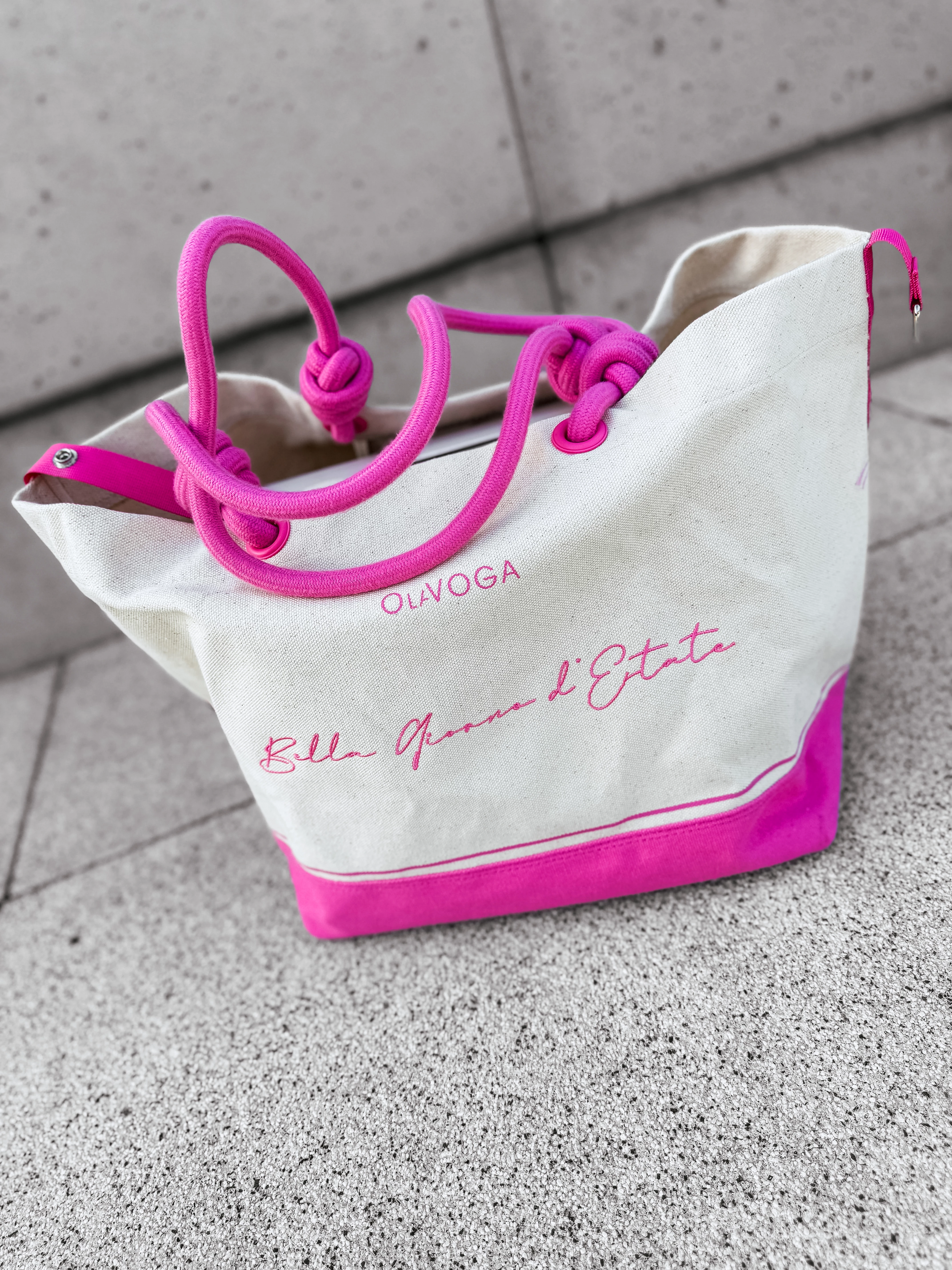 Torba damska OLAVOGA ESTATE - Neon pink