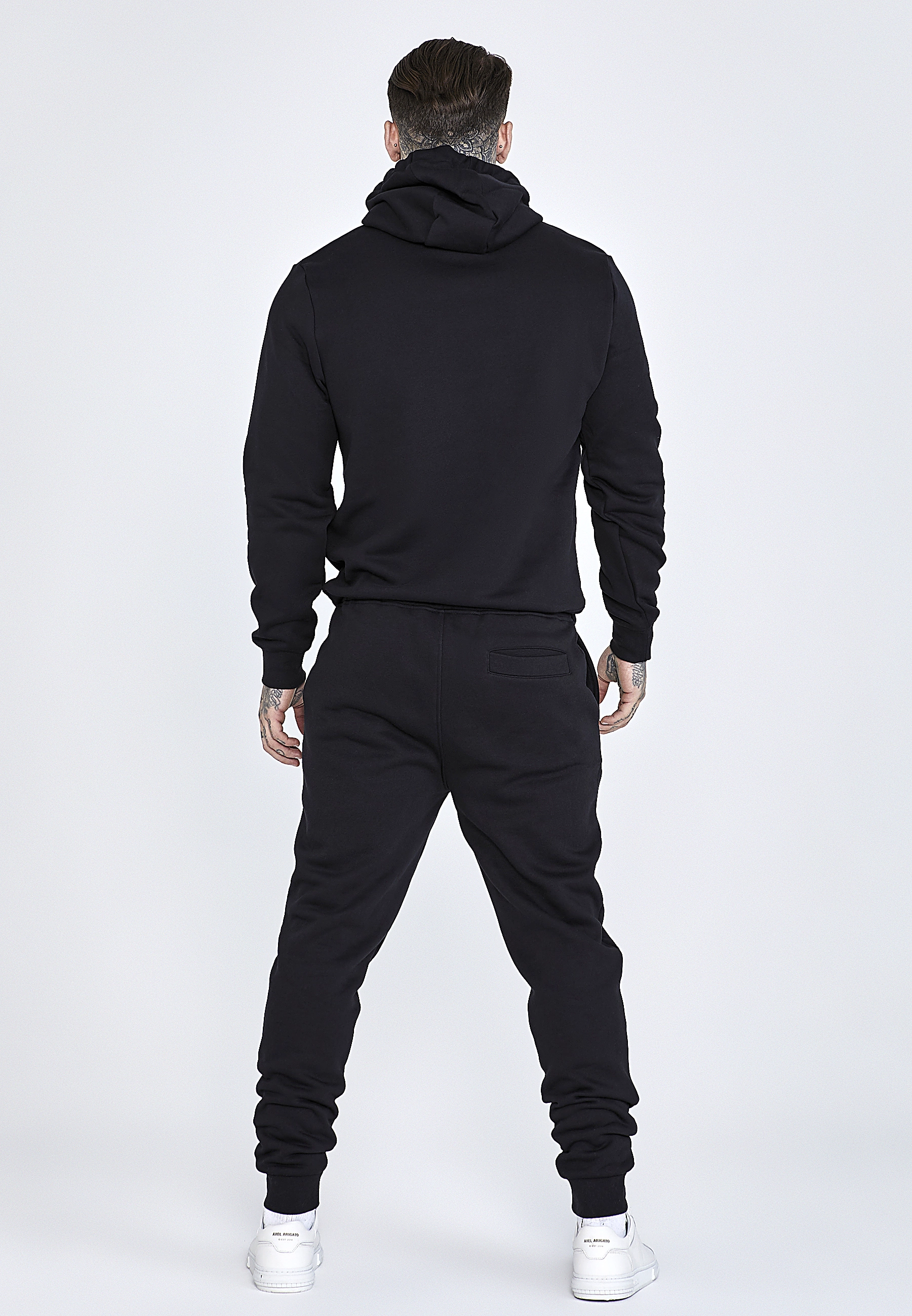 Komplet męski dresowy SIKSILK 28539 - Czarny