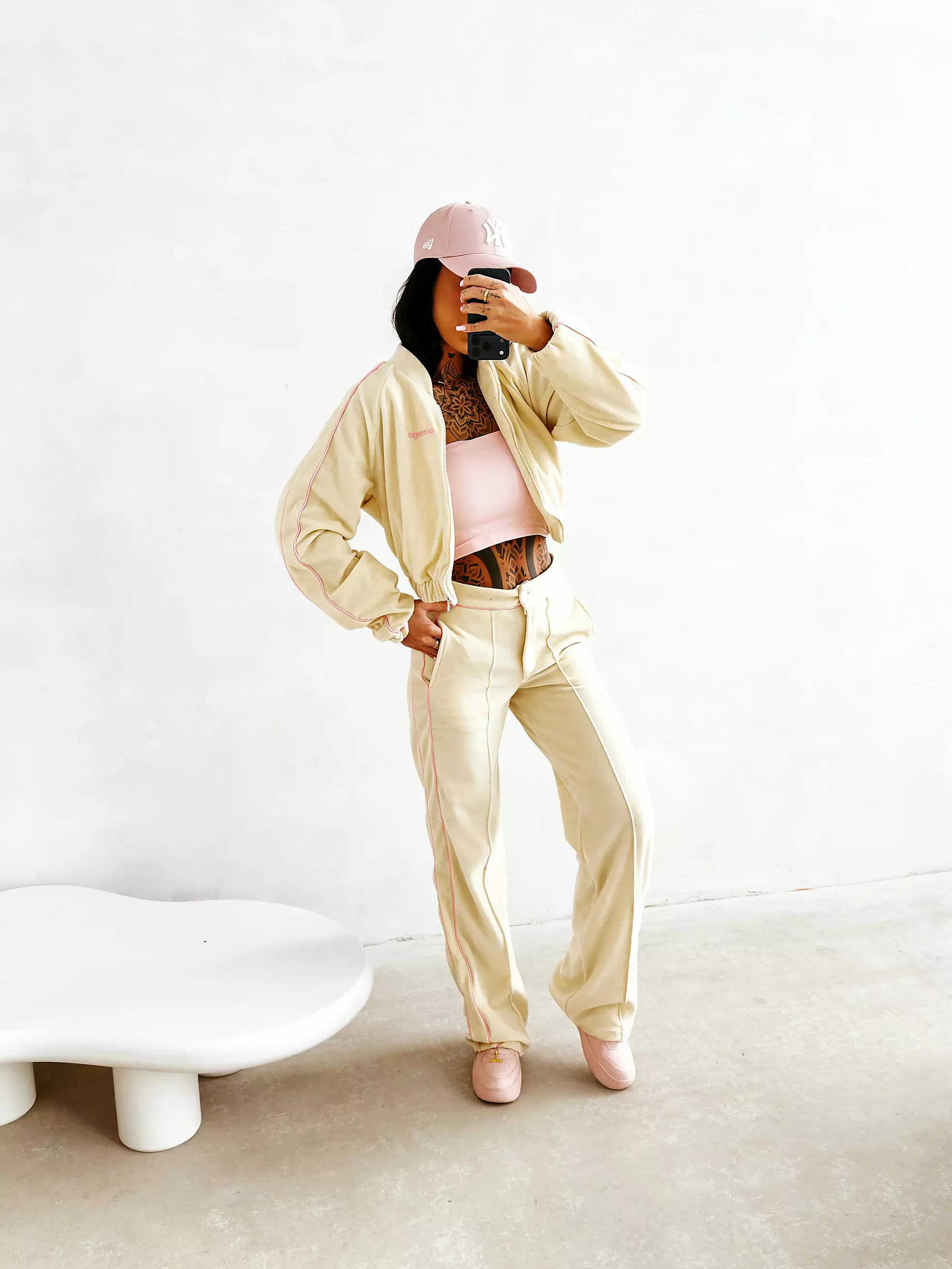 OLAVOGA ELVIA women's bomber jacket - Coconut