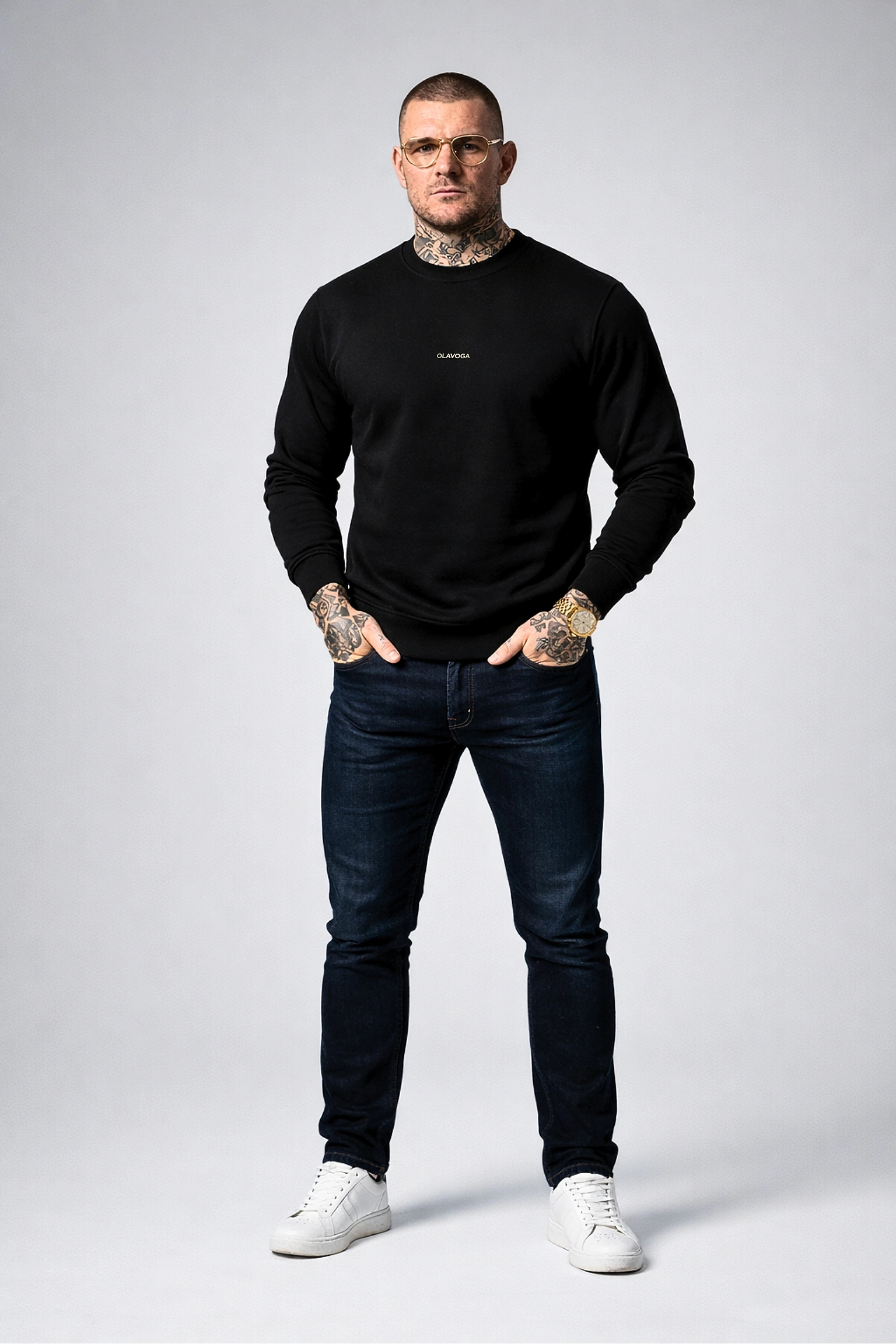 Bluza męska OLAVOGA Men TENGO - Czarny