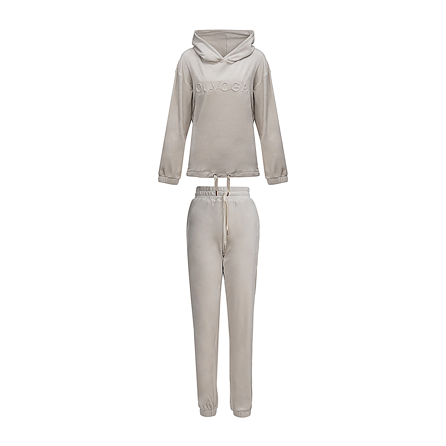 Damen-Kapuzenset OLAVOGA BELORE - Beige