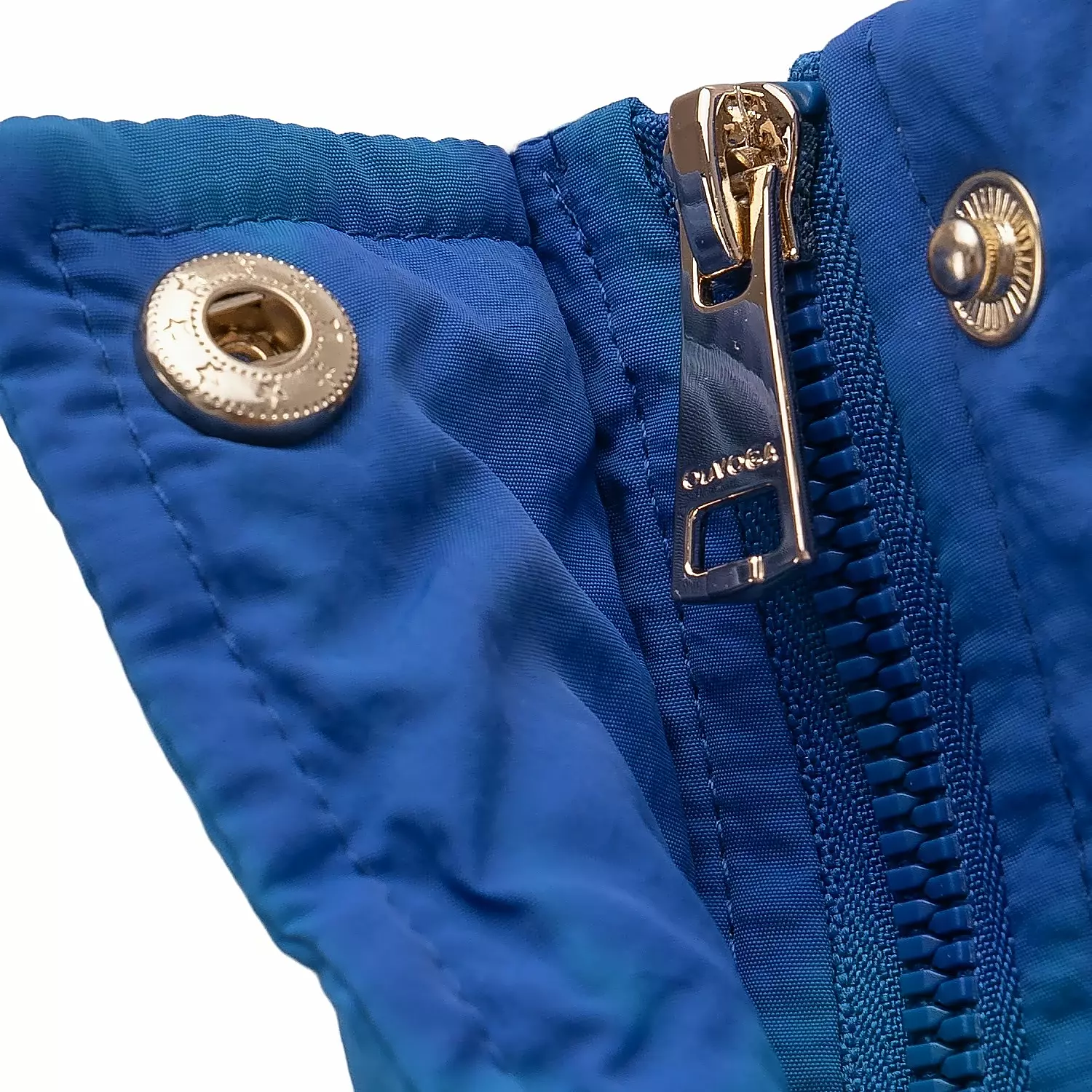 Kurze Damen-Steppjacke OLAVOGA KIAR - Indigo
