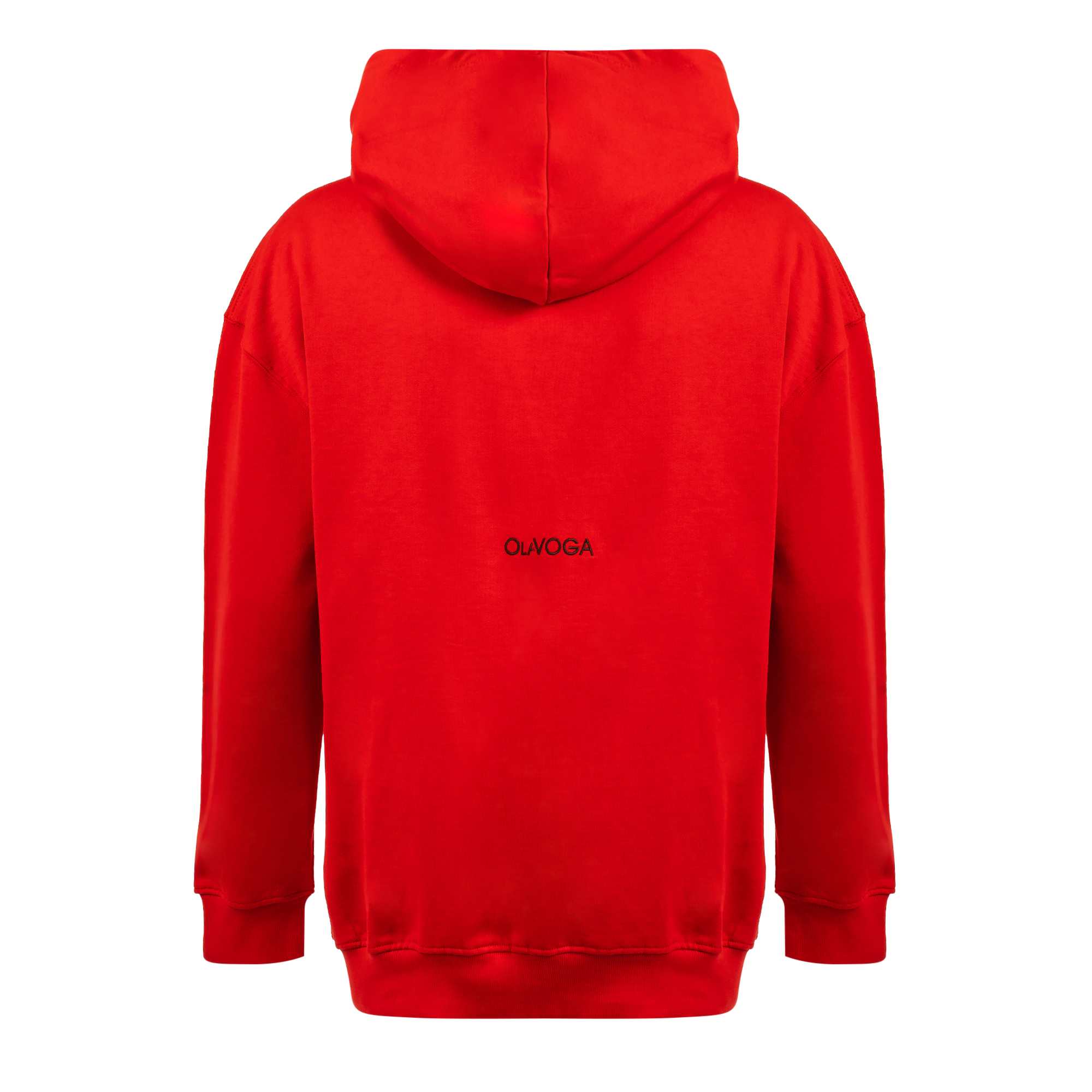 Bluza męska z kapturem OLAVOGA Men FLYTION - Czerwony