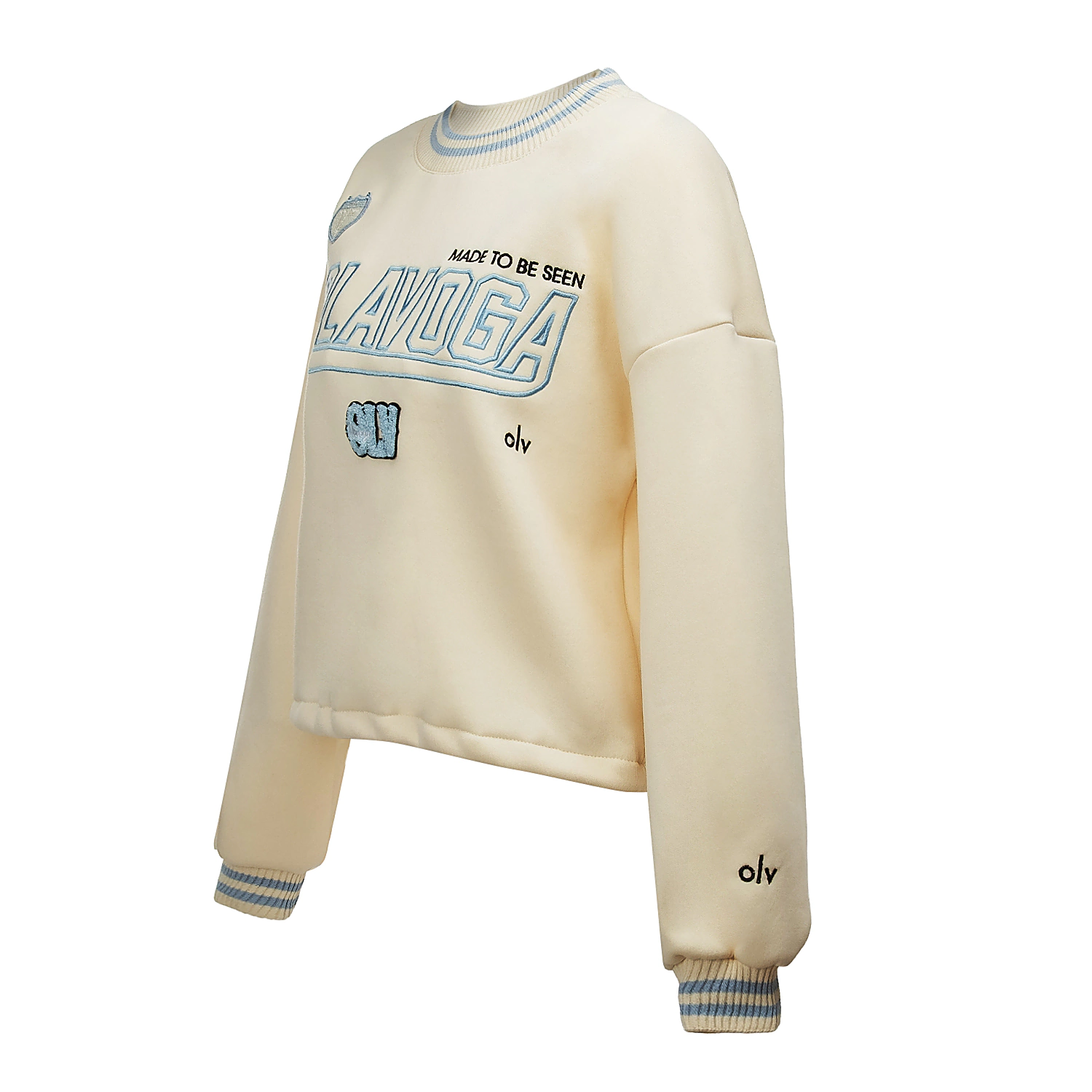 OLAVOGA VESA Damen Sweatshirt - Ecru