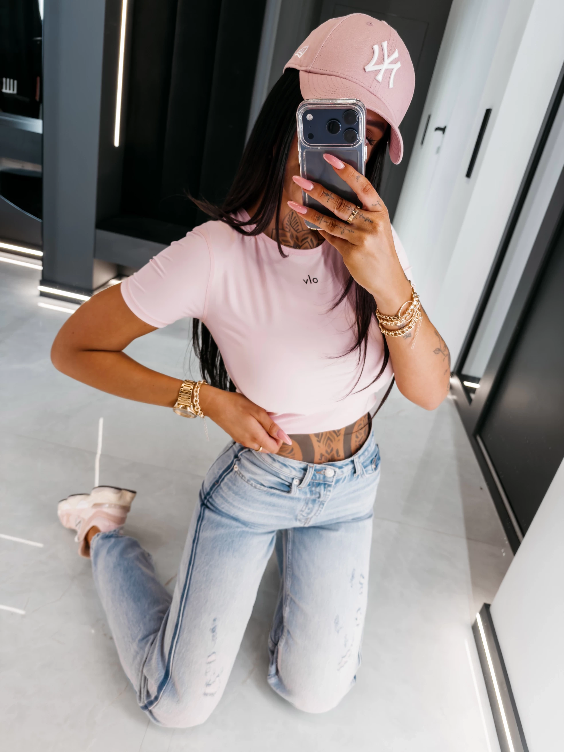 OLAVOGA BASTU women's T-shirt - Pink