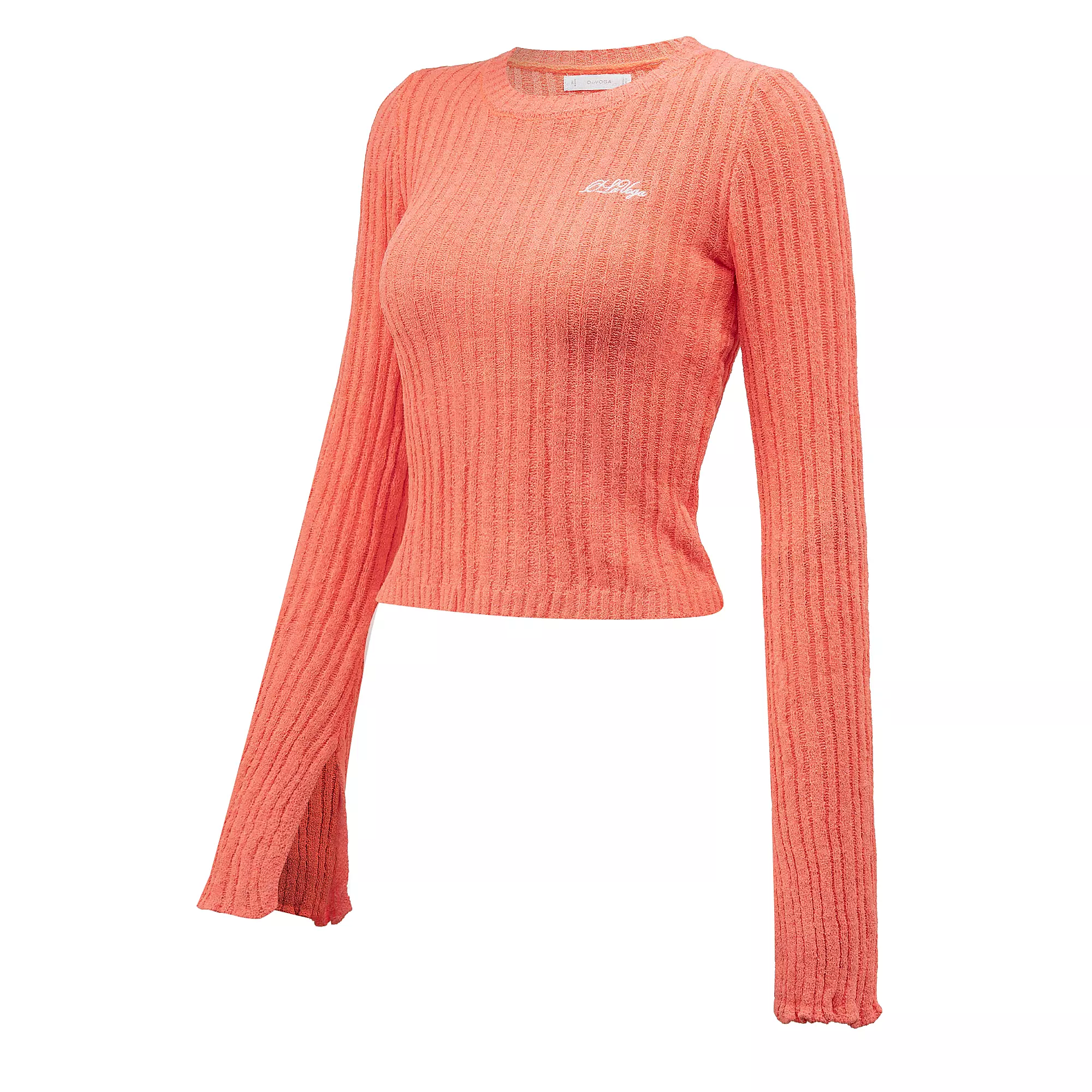 Women's jumper with flared sleeves OLAVOGA ZIRRA - Orange