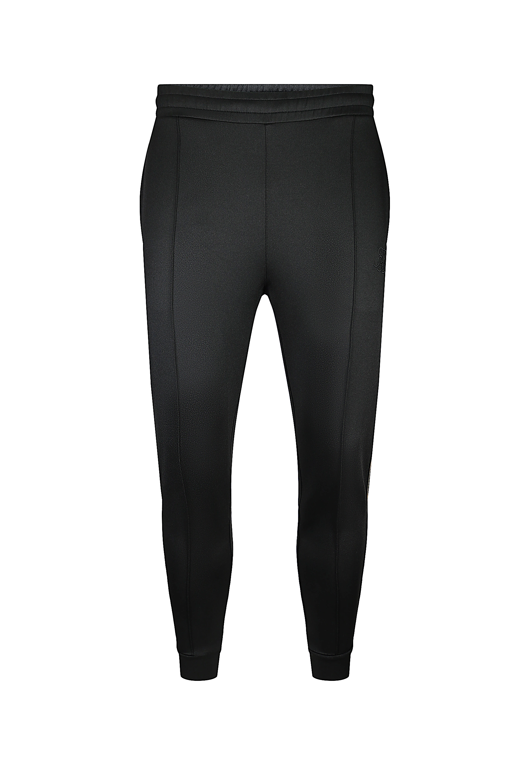 Spodnie męskie dresowe SIKSILK TAPERED 28222 - Czarny