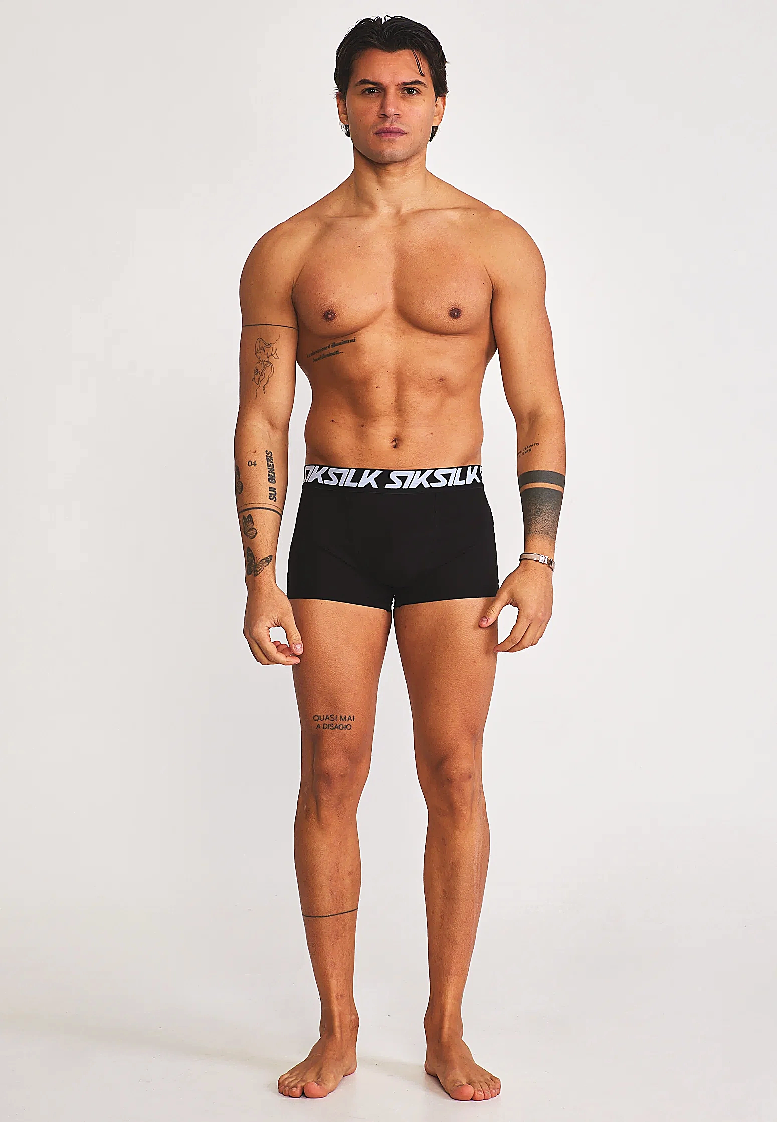 3pak bokserki męskie SIKSILK 29886 - Czarny
