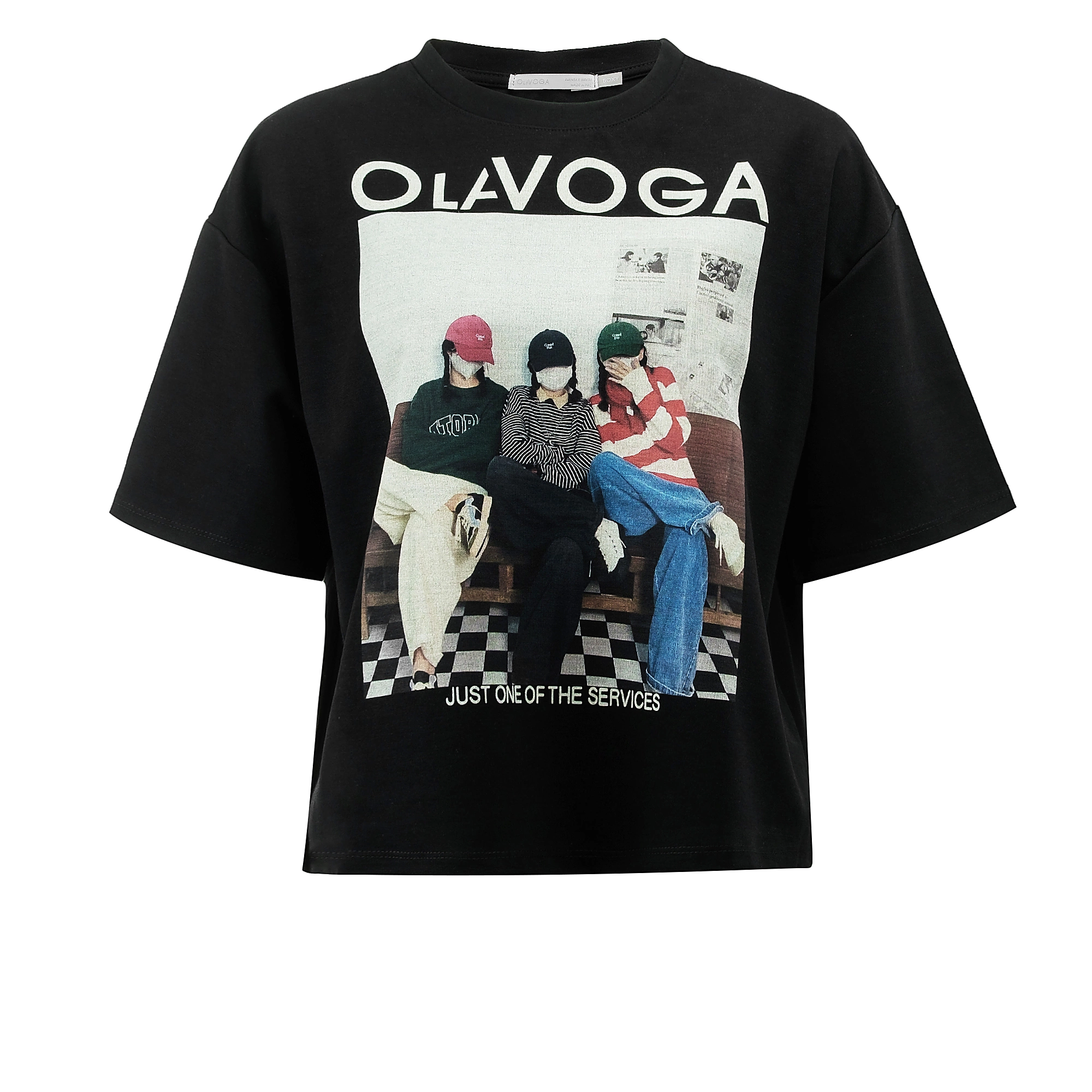 OLAVOGA TRIOASI women's T-shirt - Black