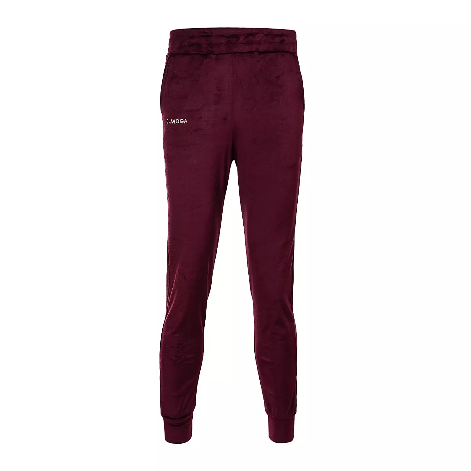 Ladies' velour set OLAVOGA VELVET ASH MEN - Maroon