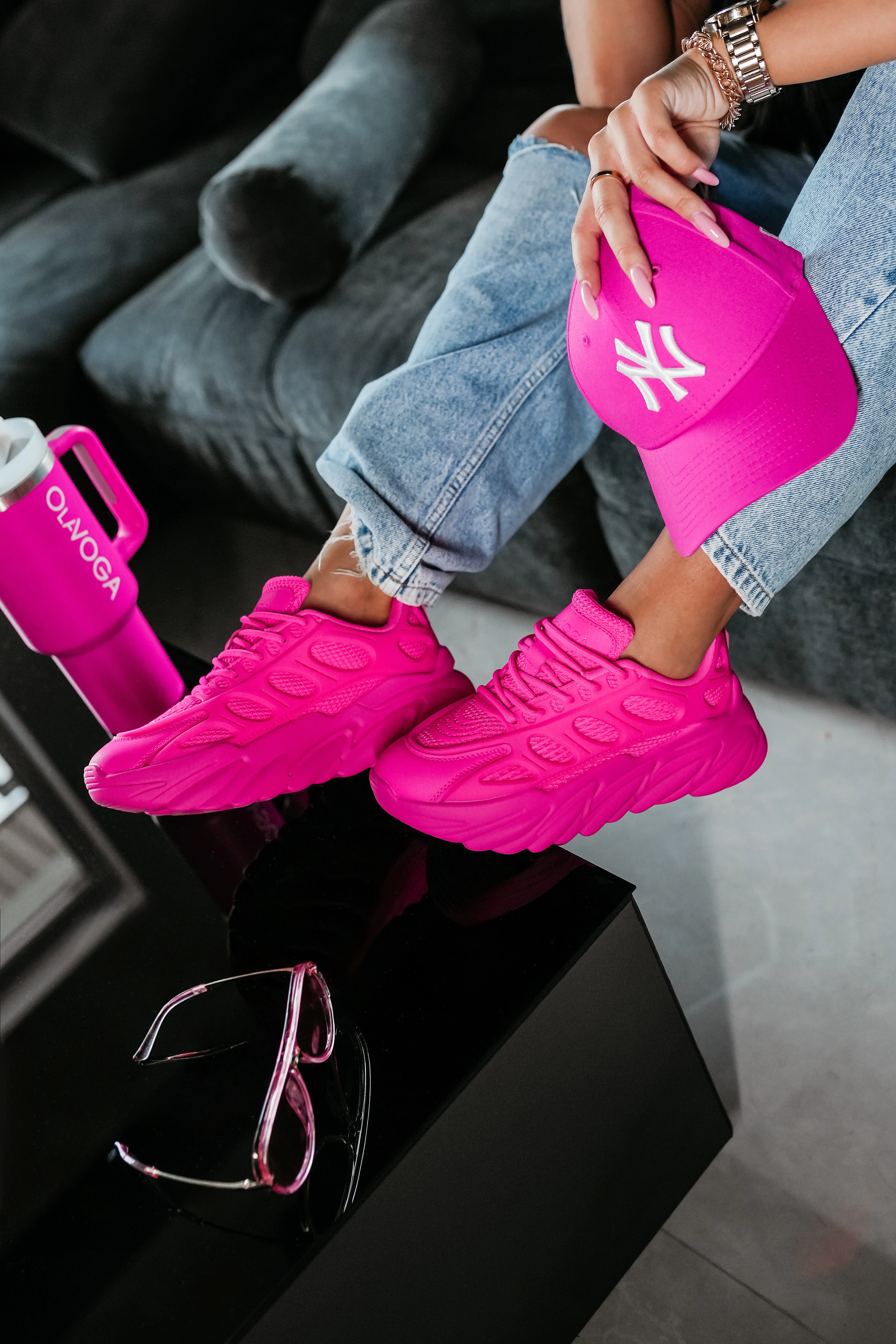 OLAVOGA ACTIVE 97 Damen Turnschuhe - Fuchsia