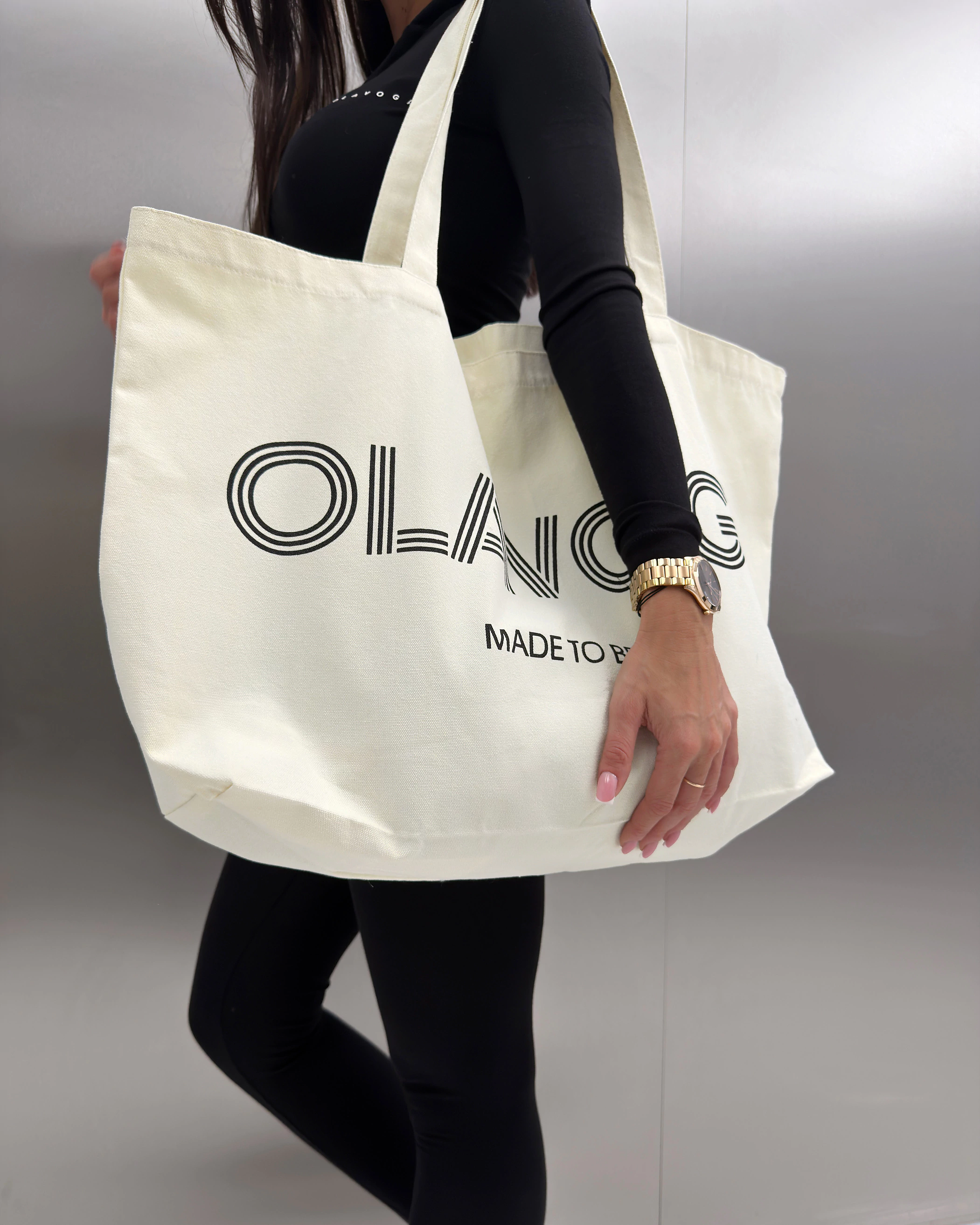 Torba damska shopper OLAVOGA CUTO - Écru