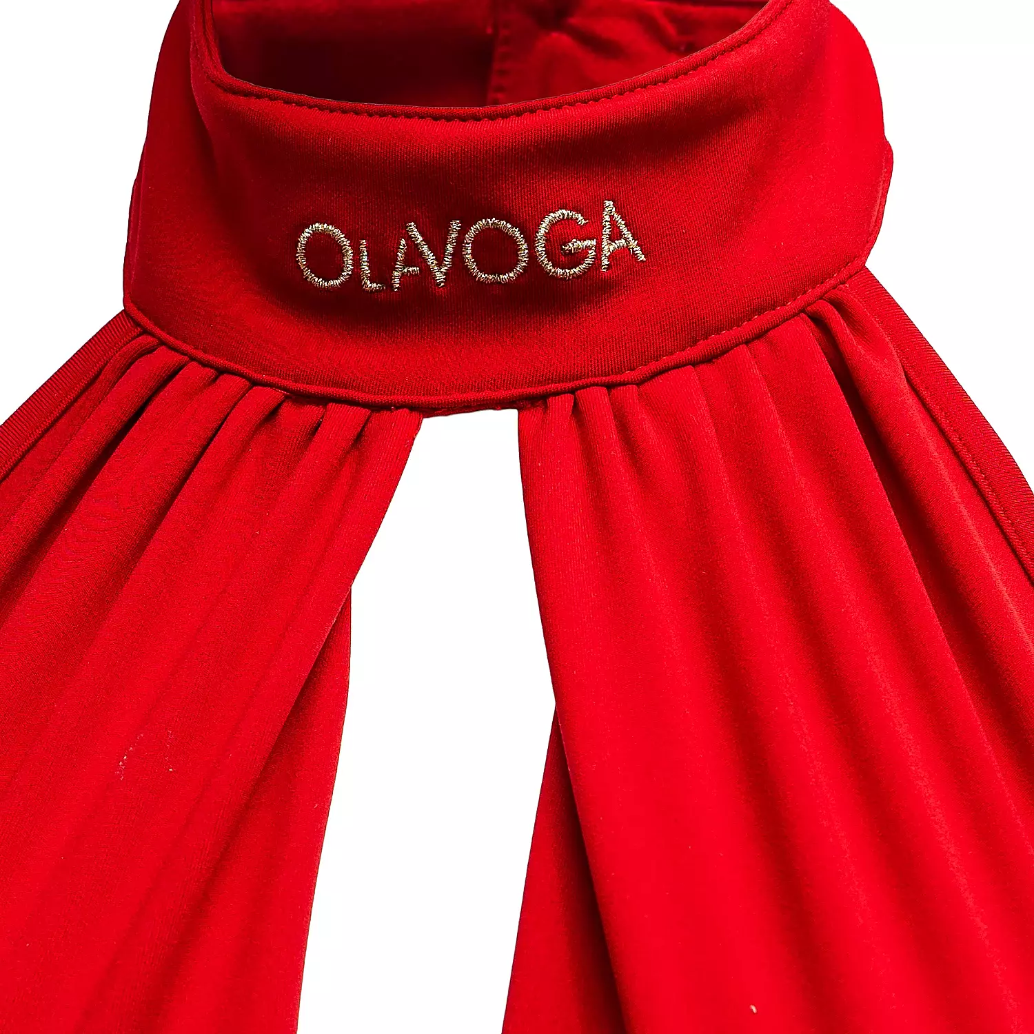 OLAVOGA ENCHANTED Damen Jumpsuit mit Ausschnitt - Rot