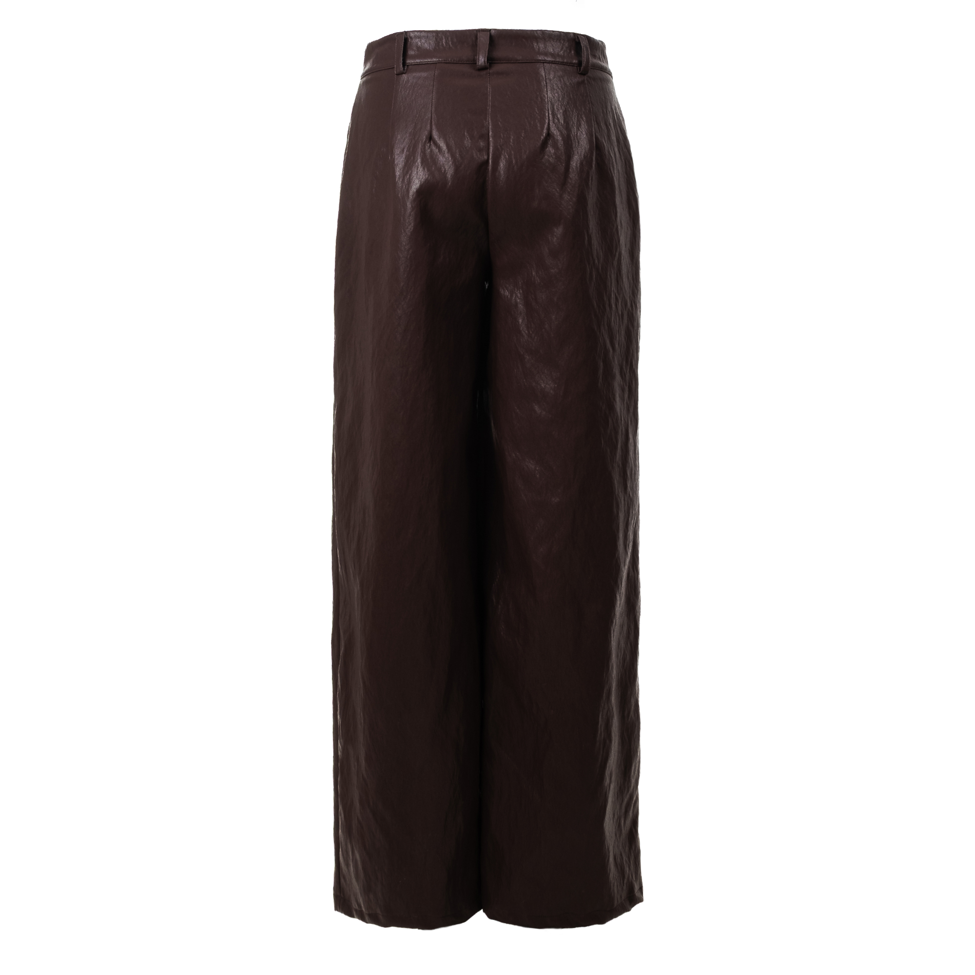 Damen-Kunstlederhose OLAVOGA STEP - Bordeaux