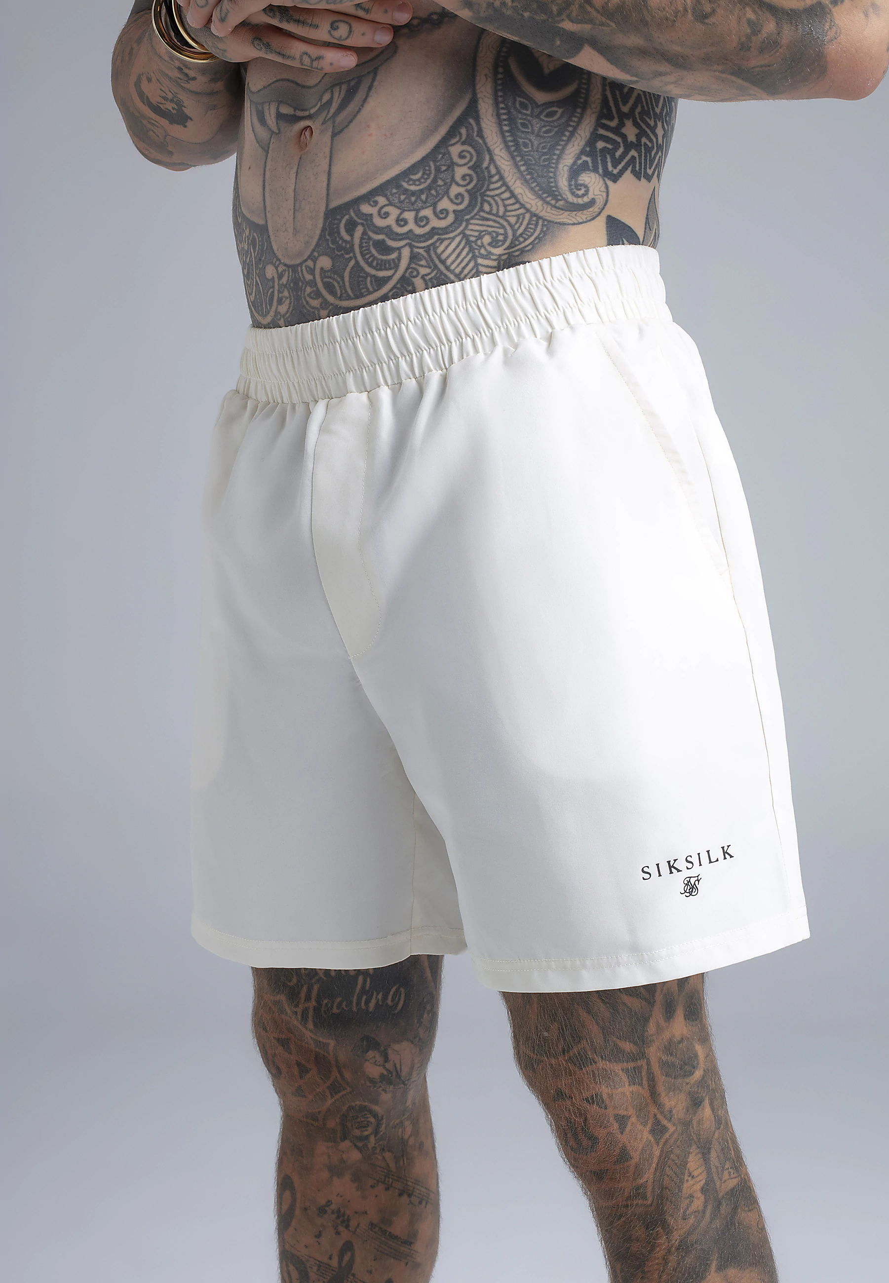 Spodenki męskie kąpielowe SIKSILK 28880 Écru