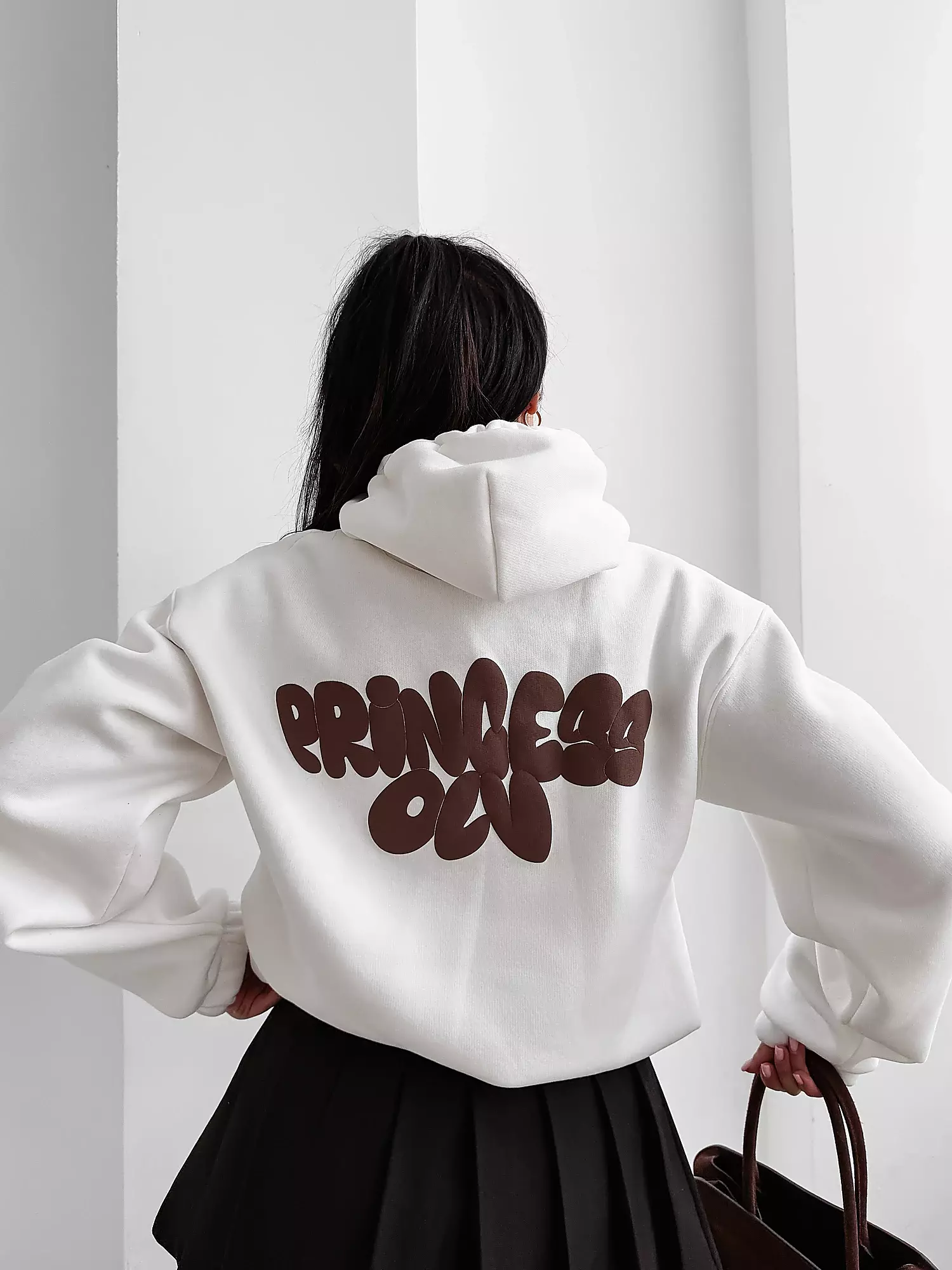 OLAVOGA FROST LAYER dámská mikina oversize - Écru