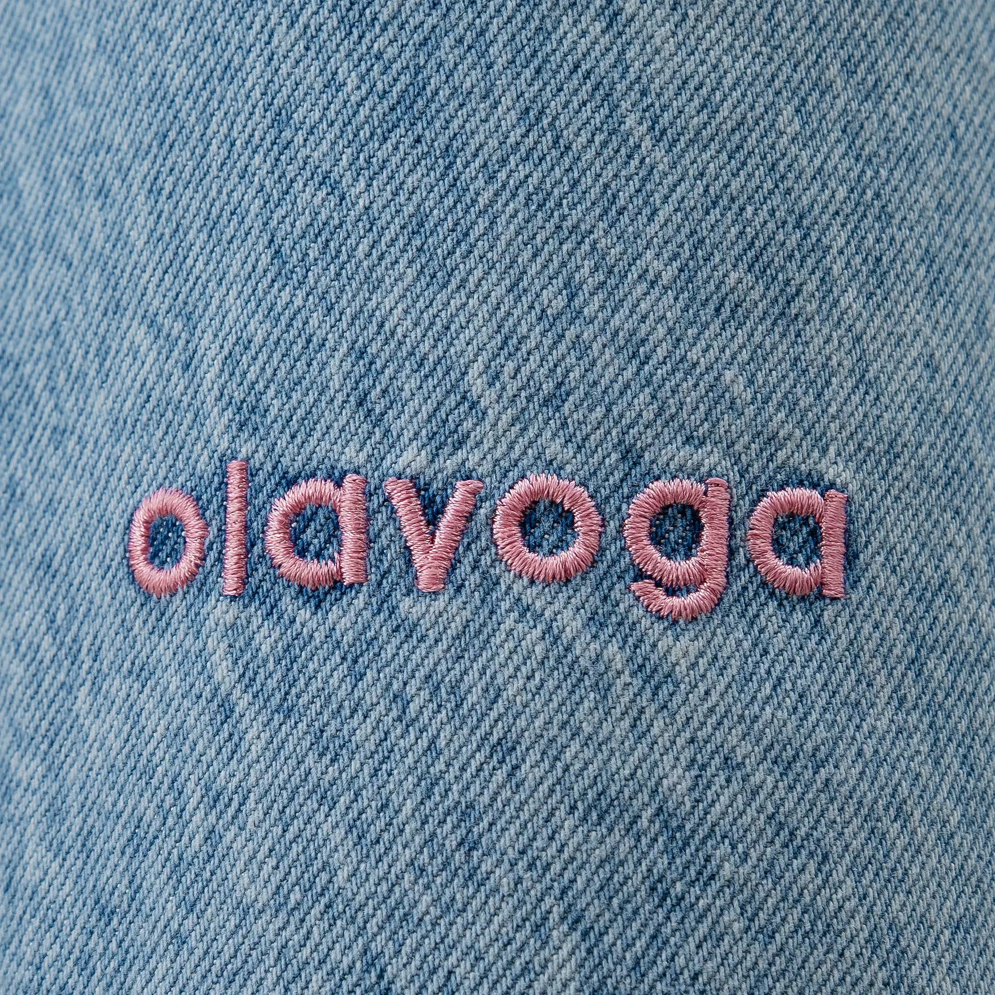 OLAVOGA CELABU women's denim trousers - Blue