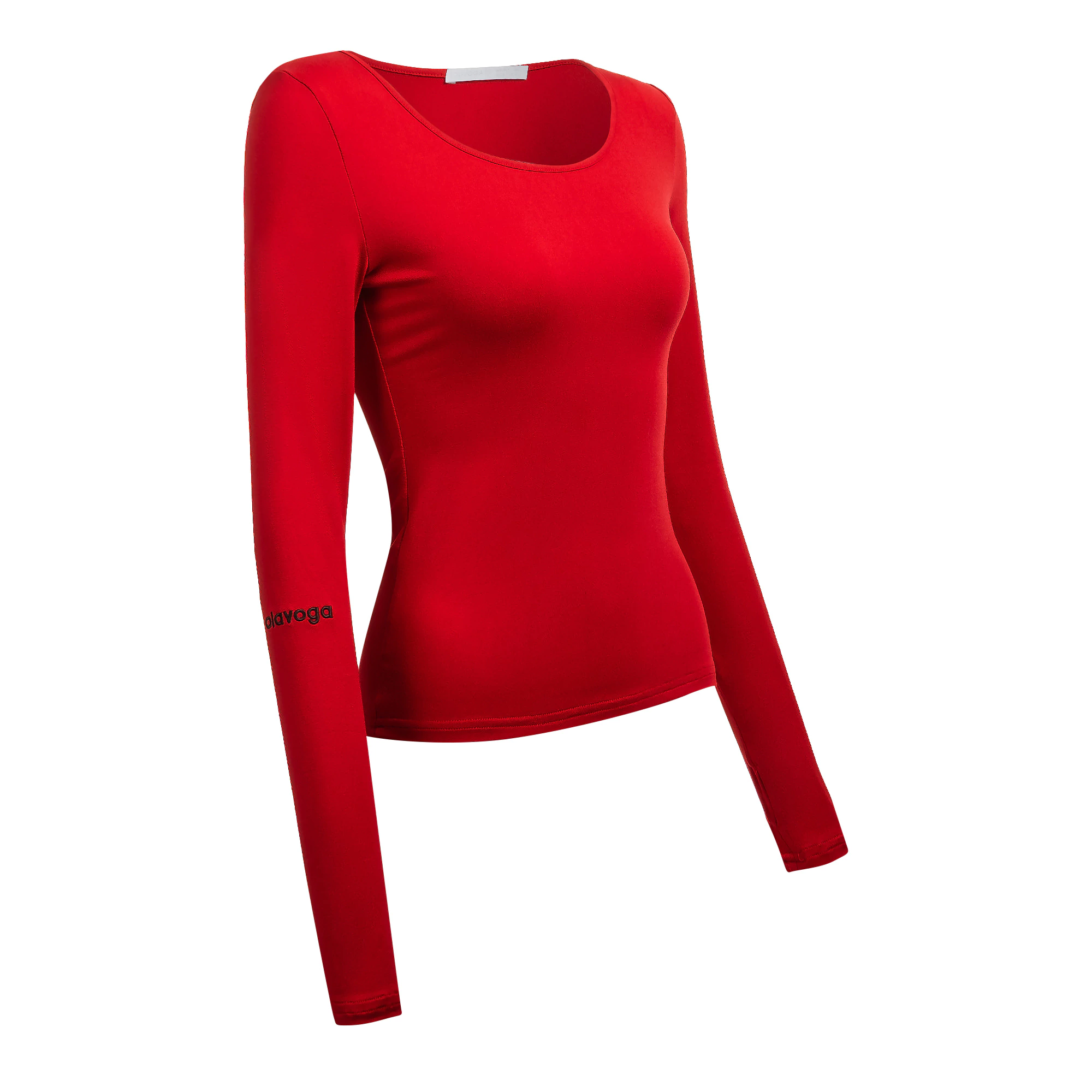Damen-Sweatshirt in taillierter Passform OLAVOGA NEWY – Rot