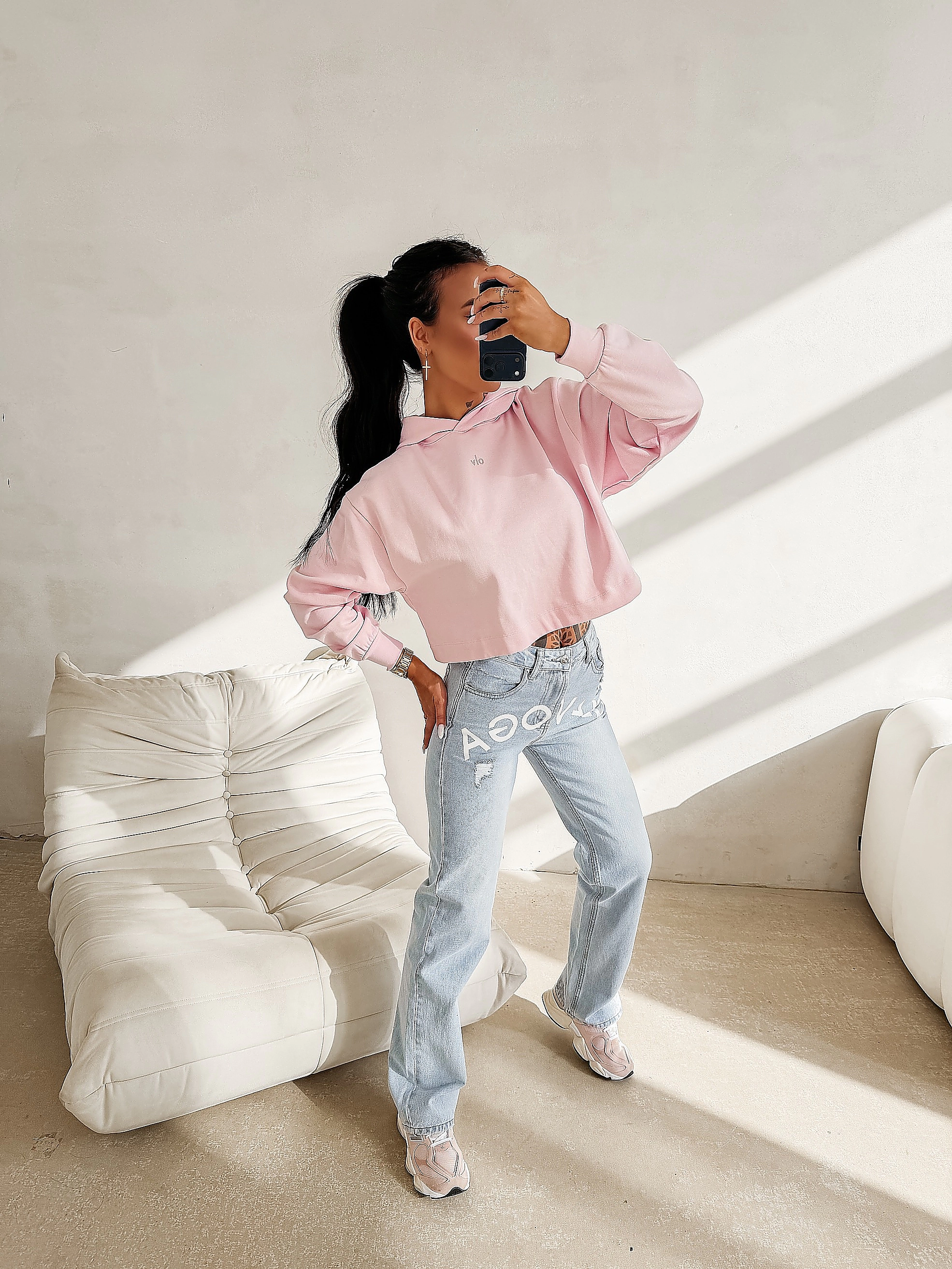 OLAVOGA APERIO women's hoodie - Pink