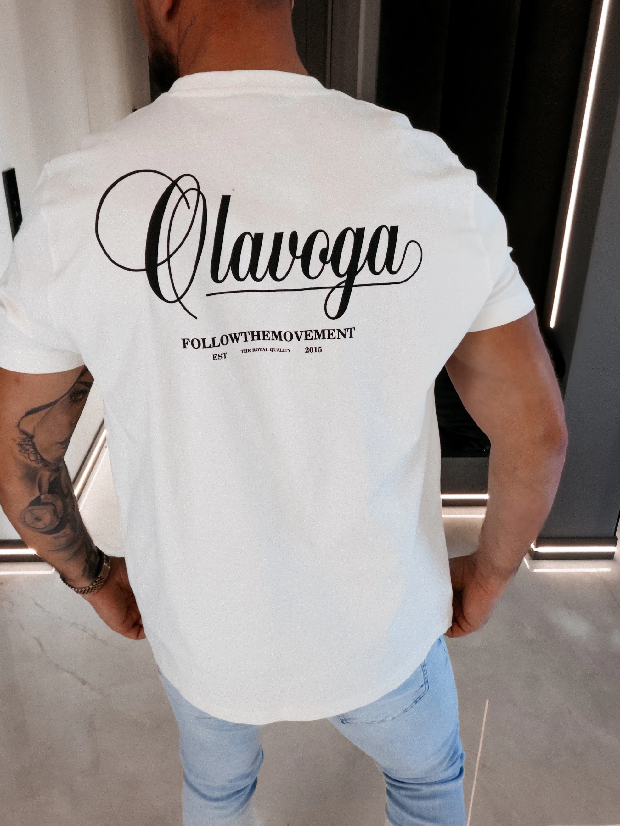 OLAVOGA Pánske tričko BREEZER - Écru