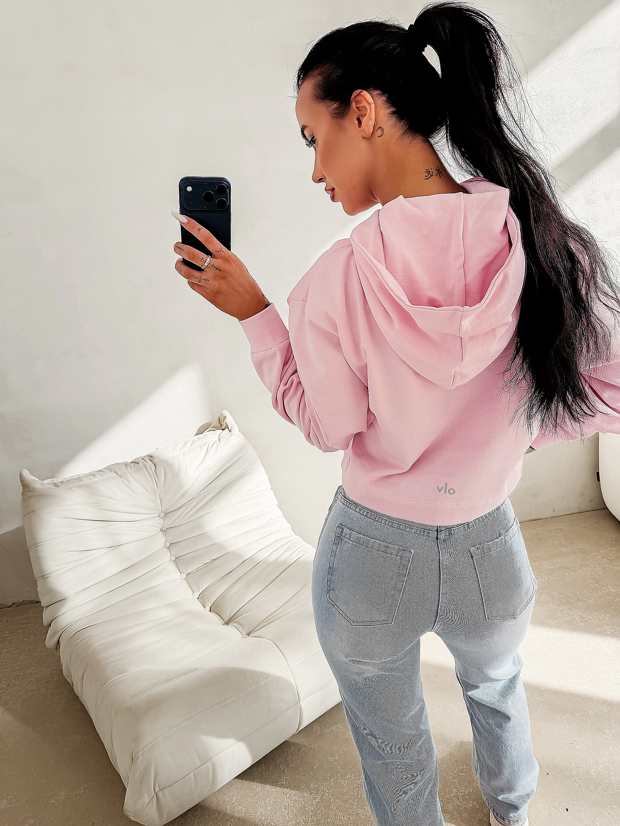 OLAVOGA APERIO women's hoodie - Pink