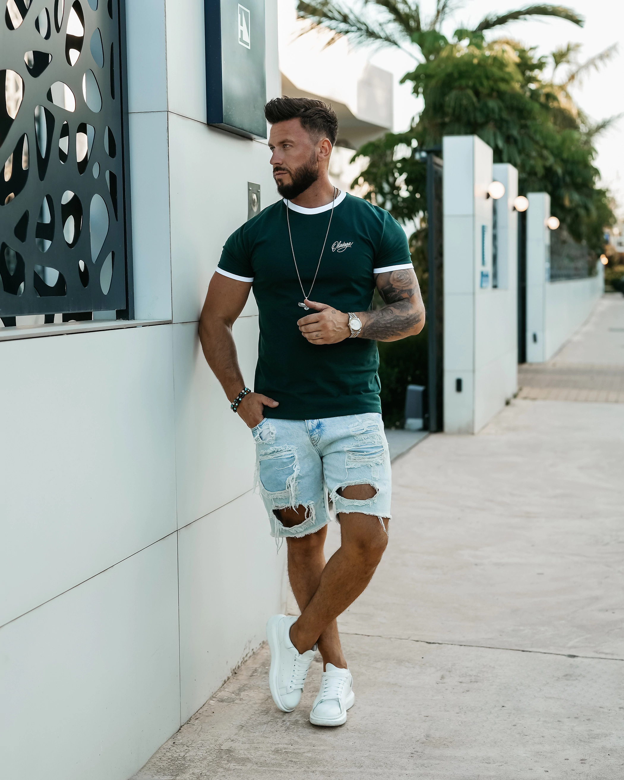 OLAVOGA Men VIROO T-shirt - Green