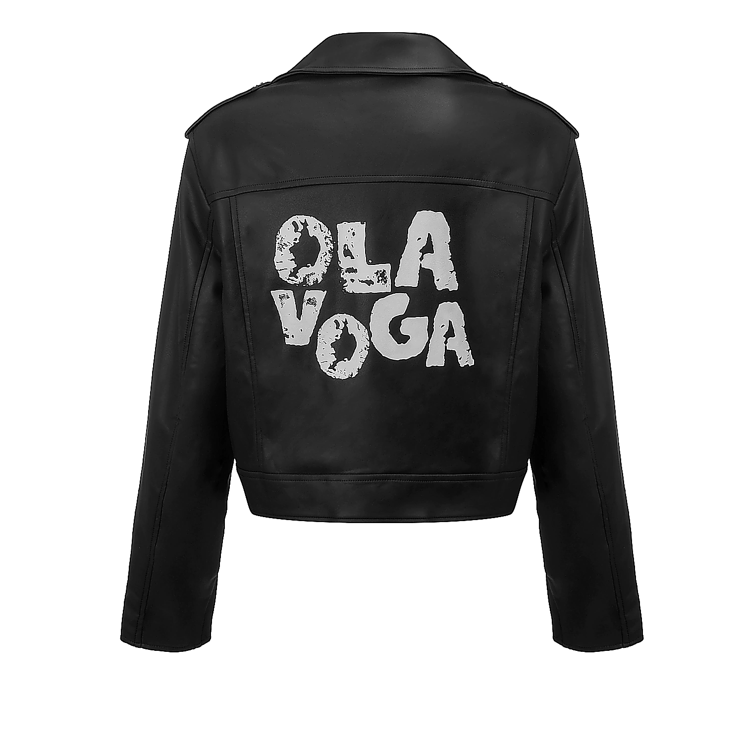 Kurtka damska biker OLAVOGA LADYO - Czarny