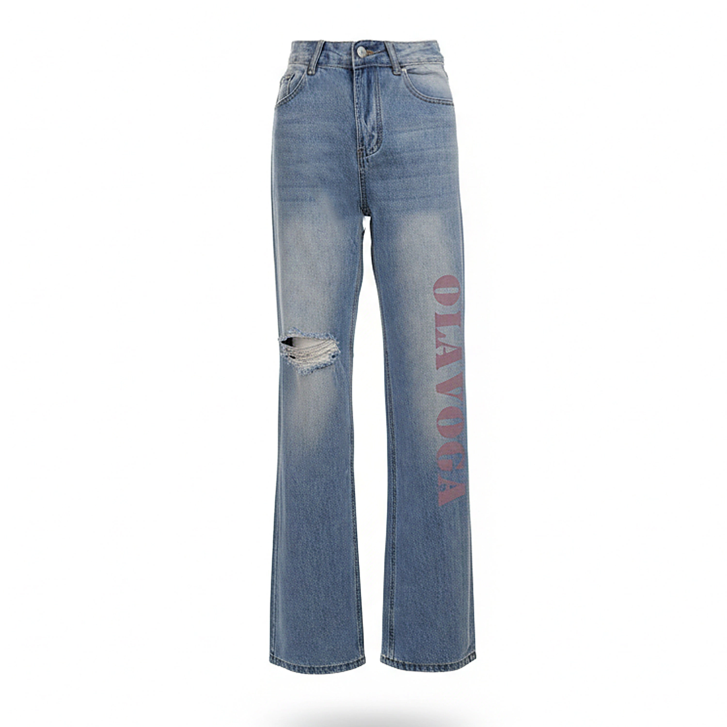 OLAVOGA LOVERI women's denim trousers - Dark denim