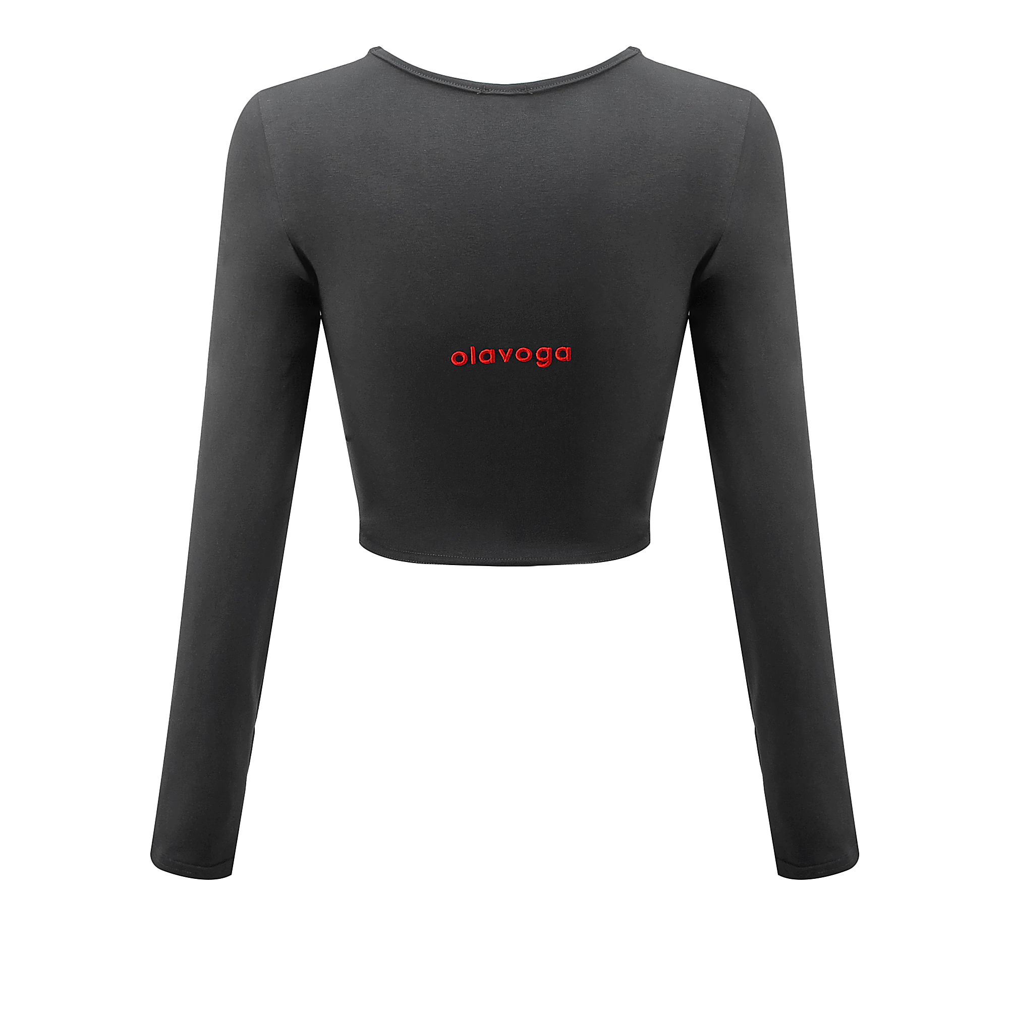 OLAVOGA AMORIA Bluse mit schmaler Passform - Graphit