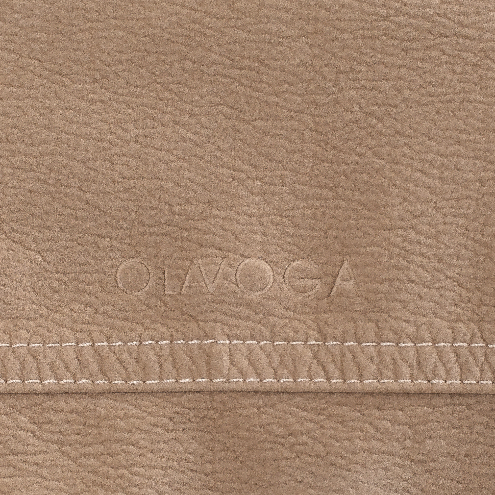 Damenjacke in Veloursleder-Optik OLAVOGA RYZEN - Beige