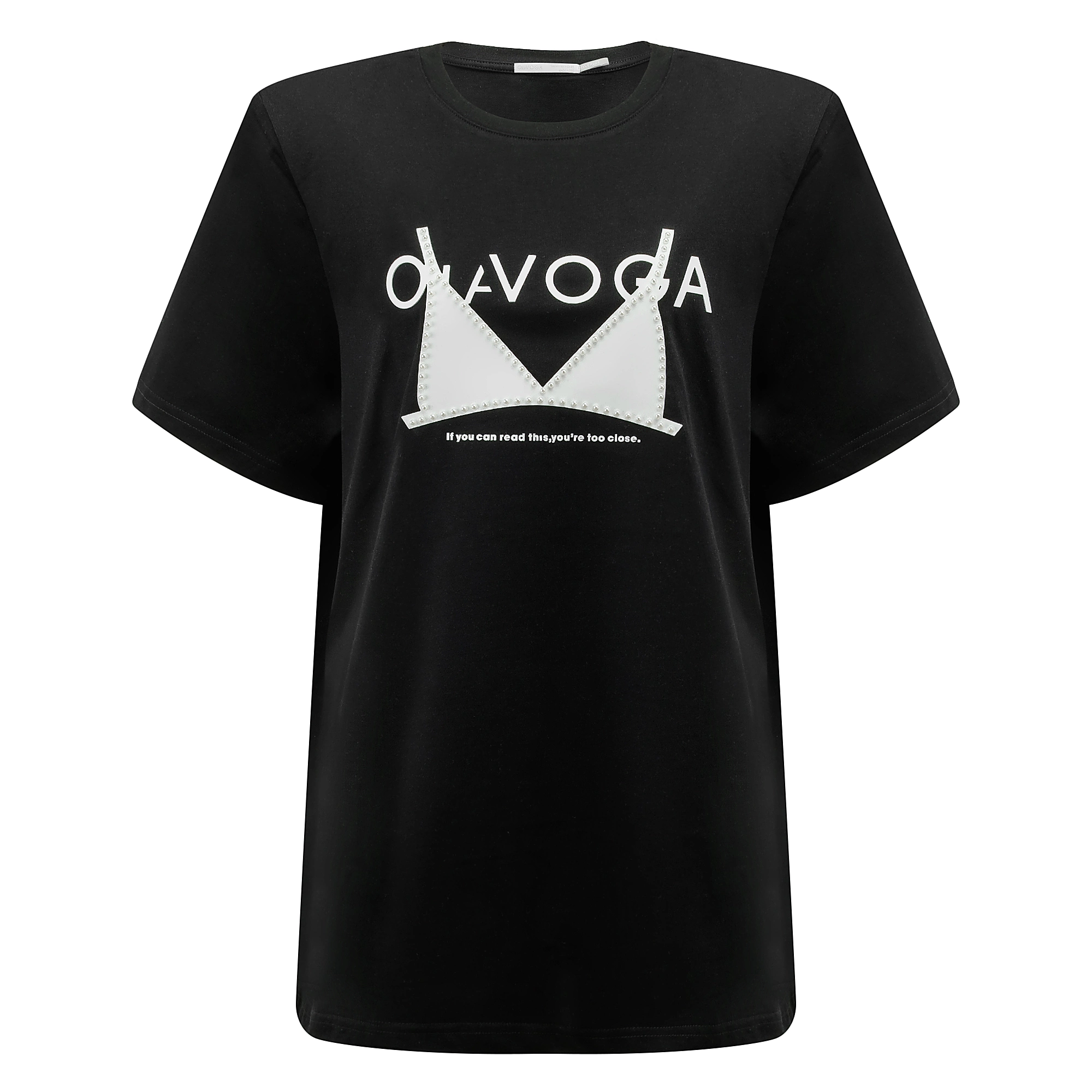 OLAVOGA BRAFITTI women's oversize T-shirt - Black