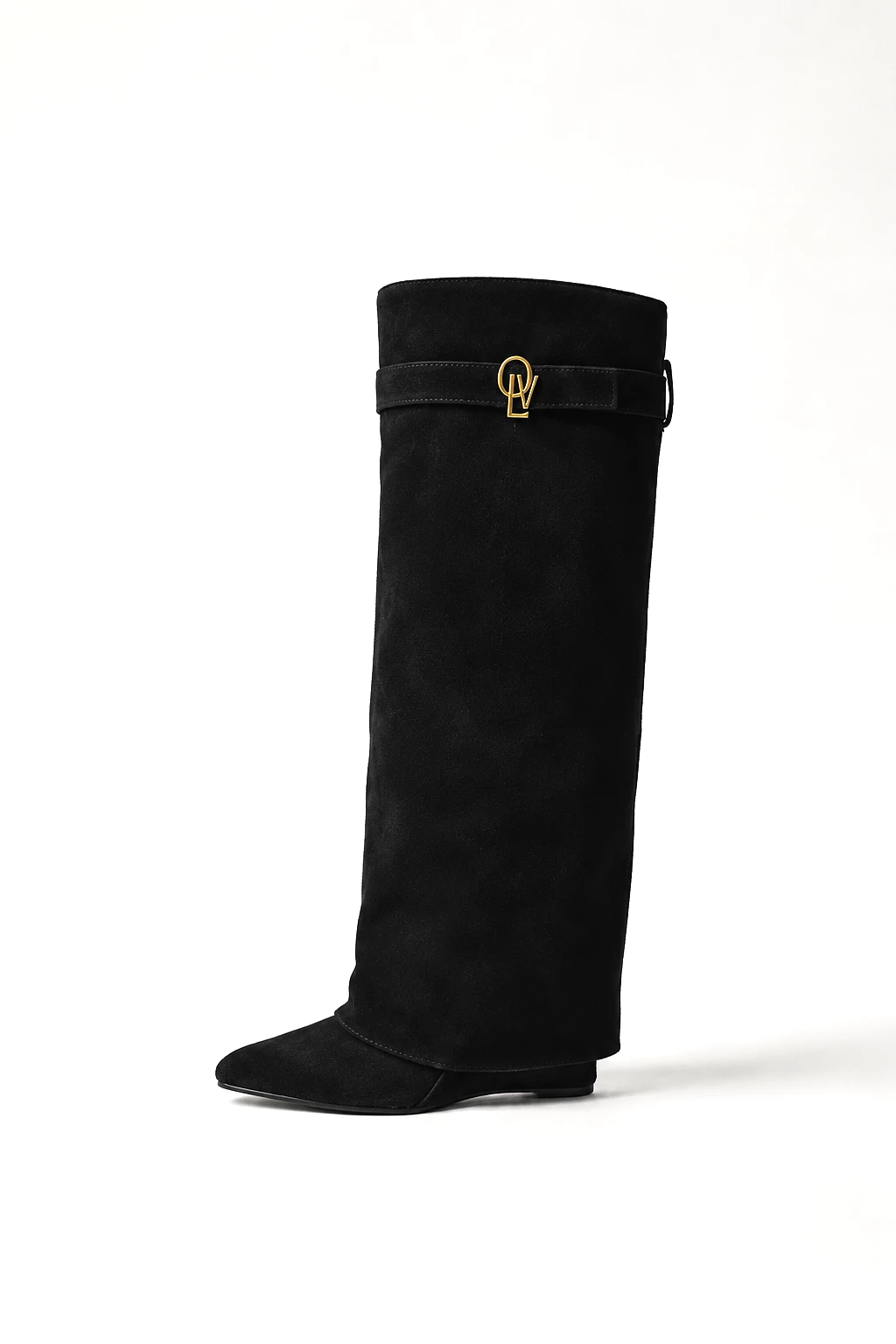 OLAVOGA TYGAL women’s suede boots – Black