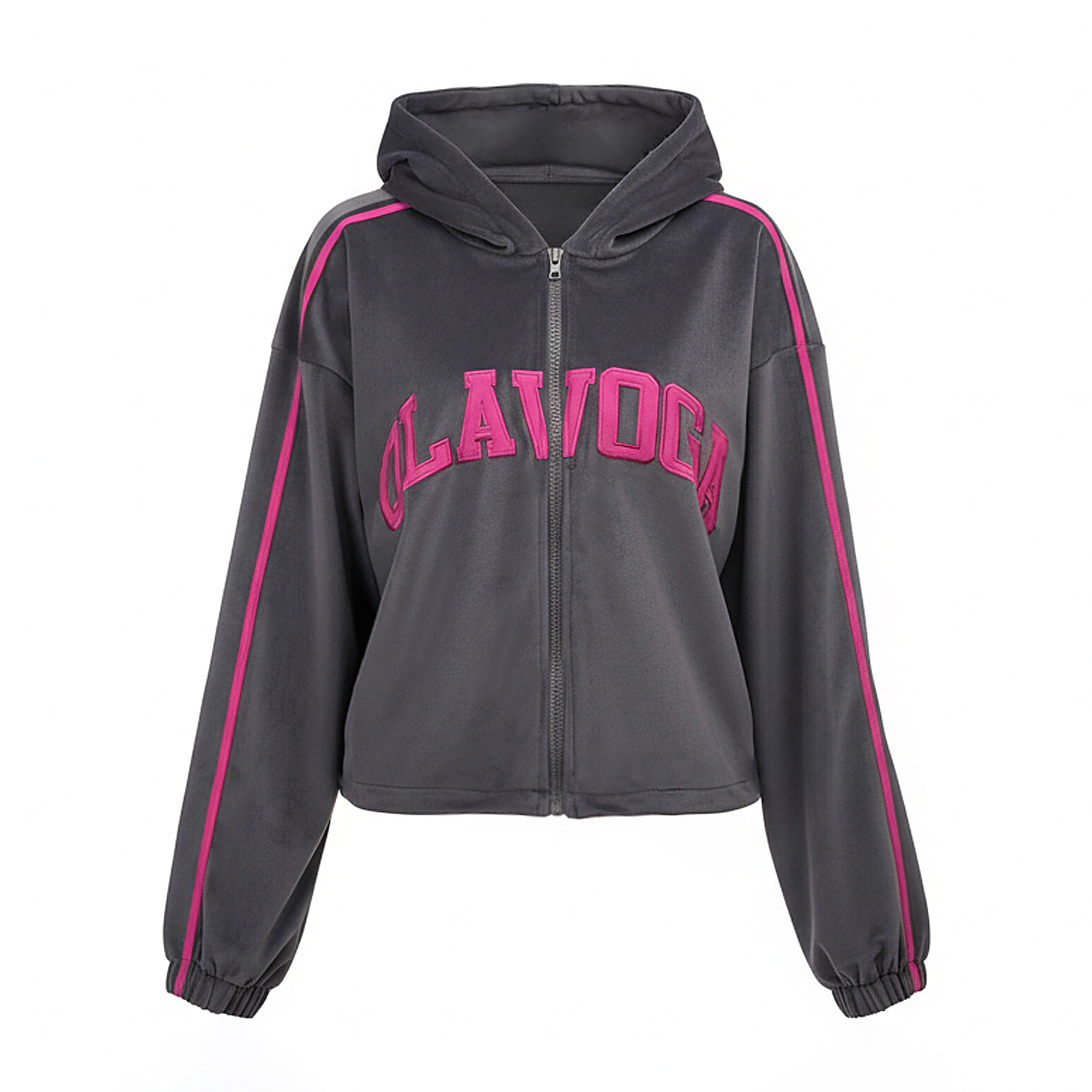 Damen-Sport-Velours-Set OLAVOGA AVONI - Graphit