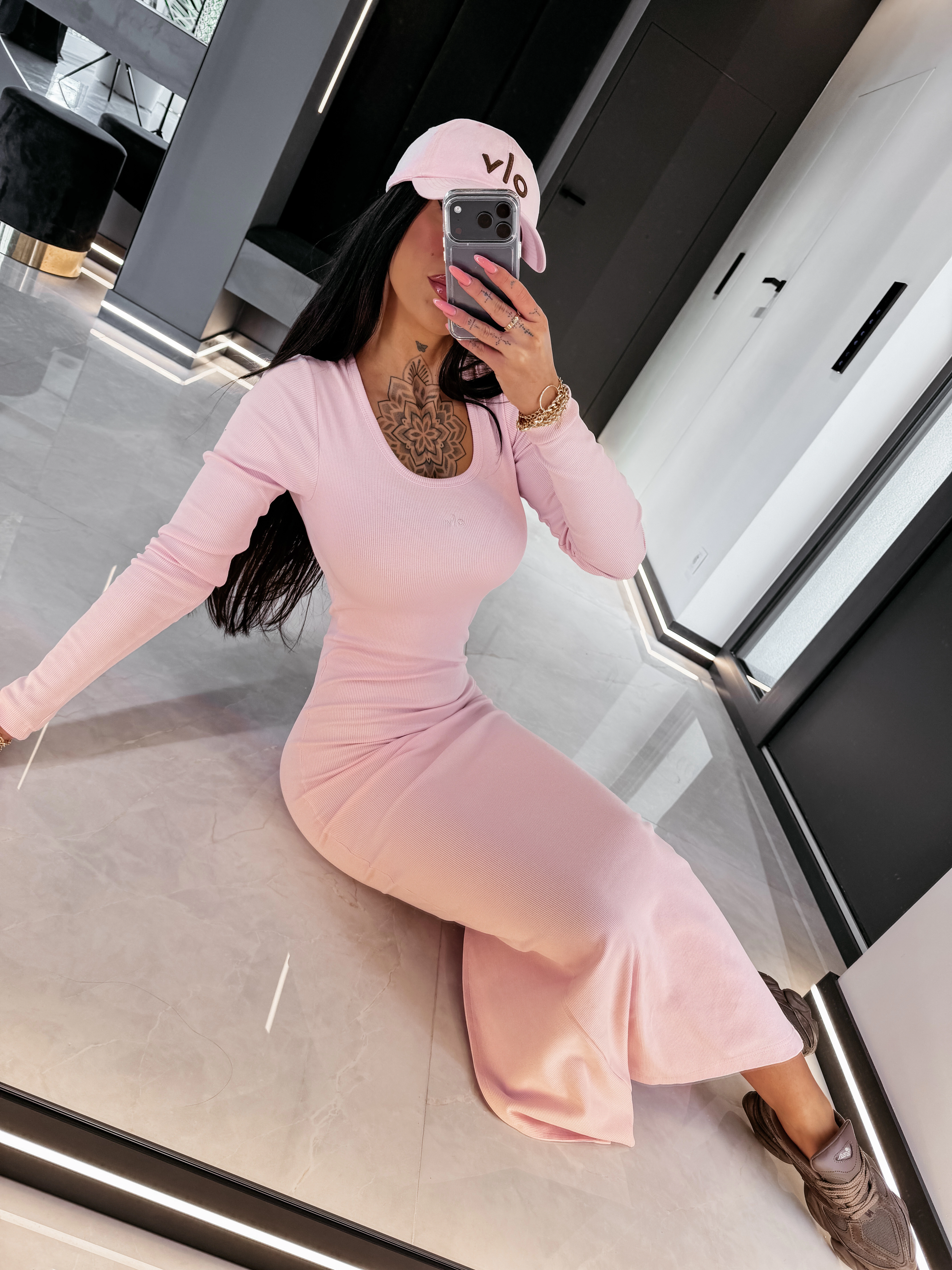 OLAVOGA PISA Damenkleid - Rosa