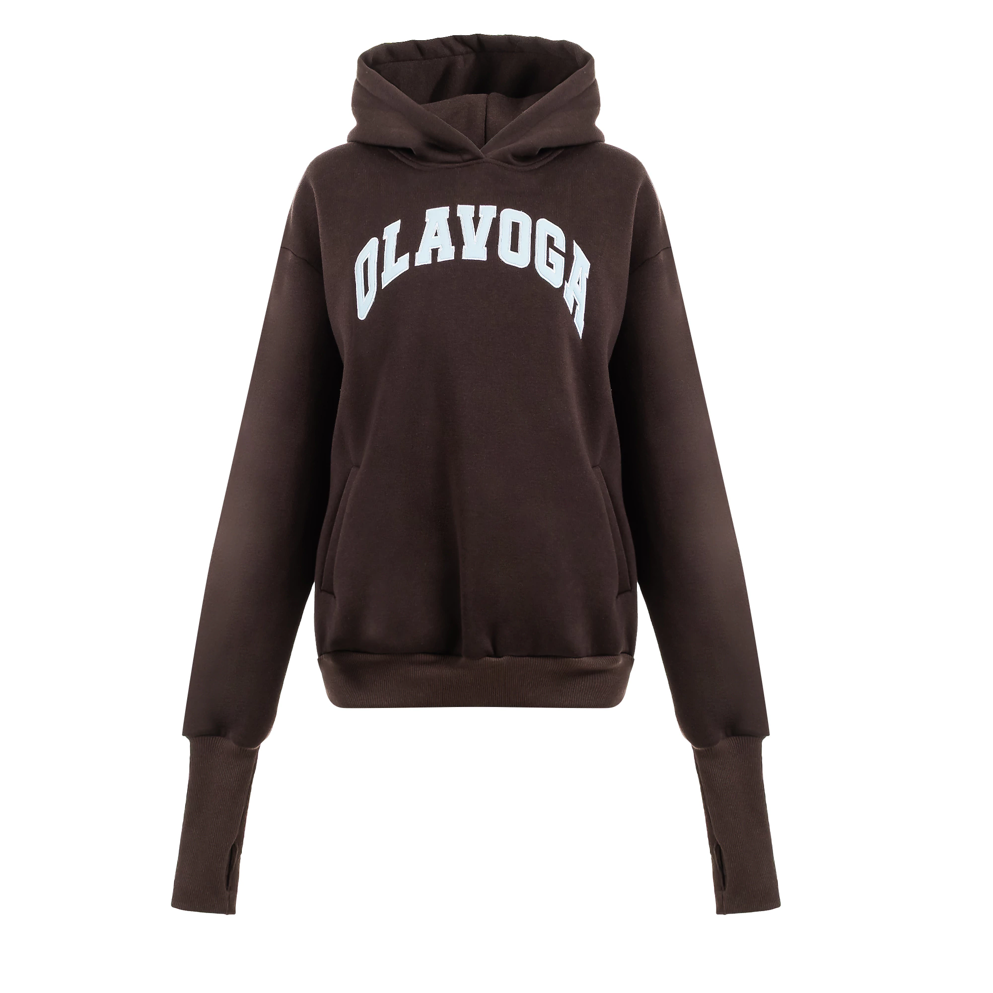 OLAVOGA PRECISE Damen-Kapuzenpullover – Braun