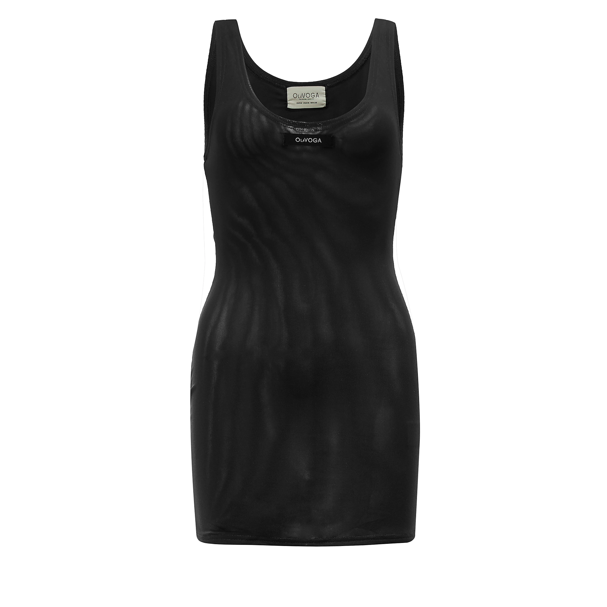 OLAVOGA DRASY Damenkleid im Lagenlook - Schwarz