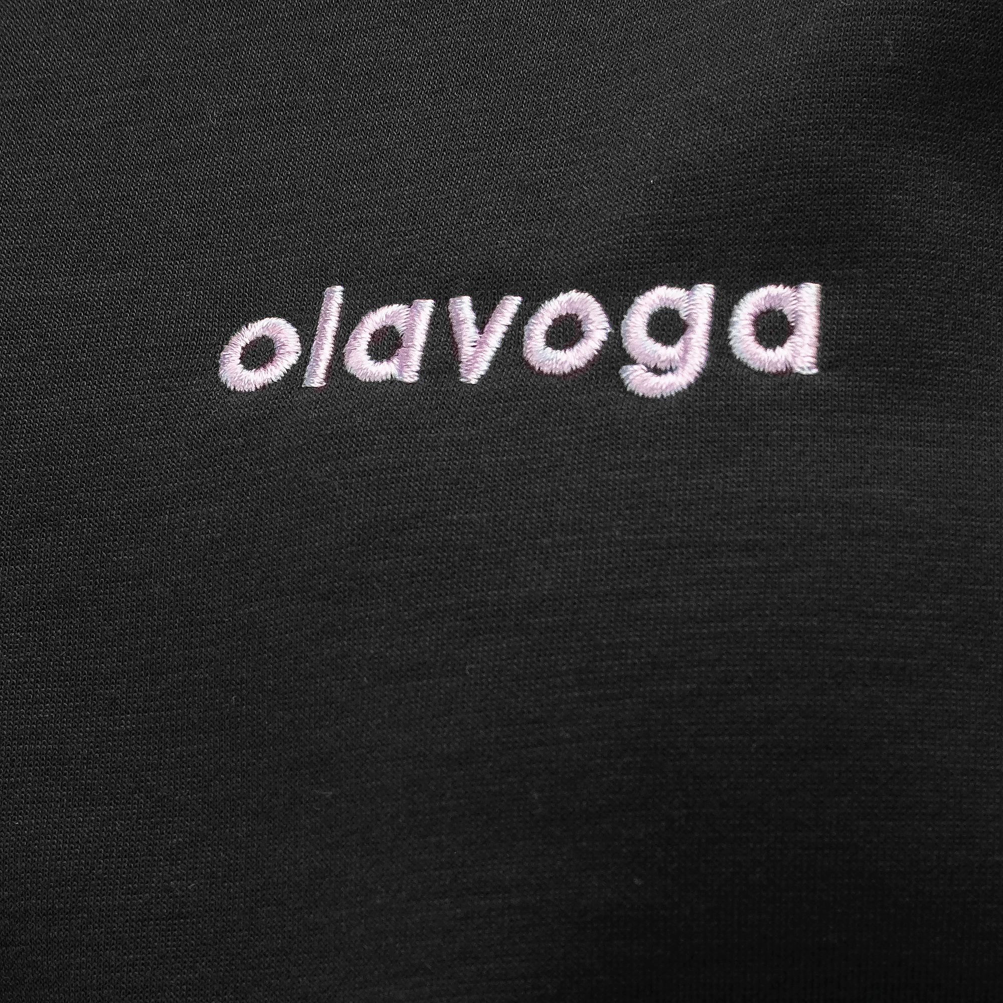 OLAVOGA FINE FORM zip-up collar set - Black