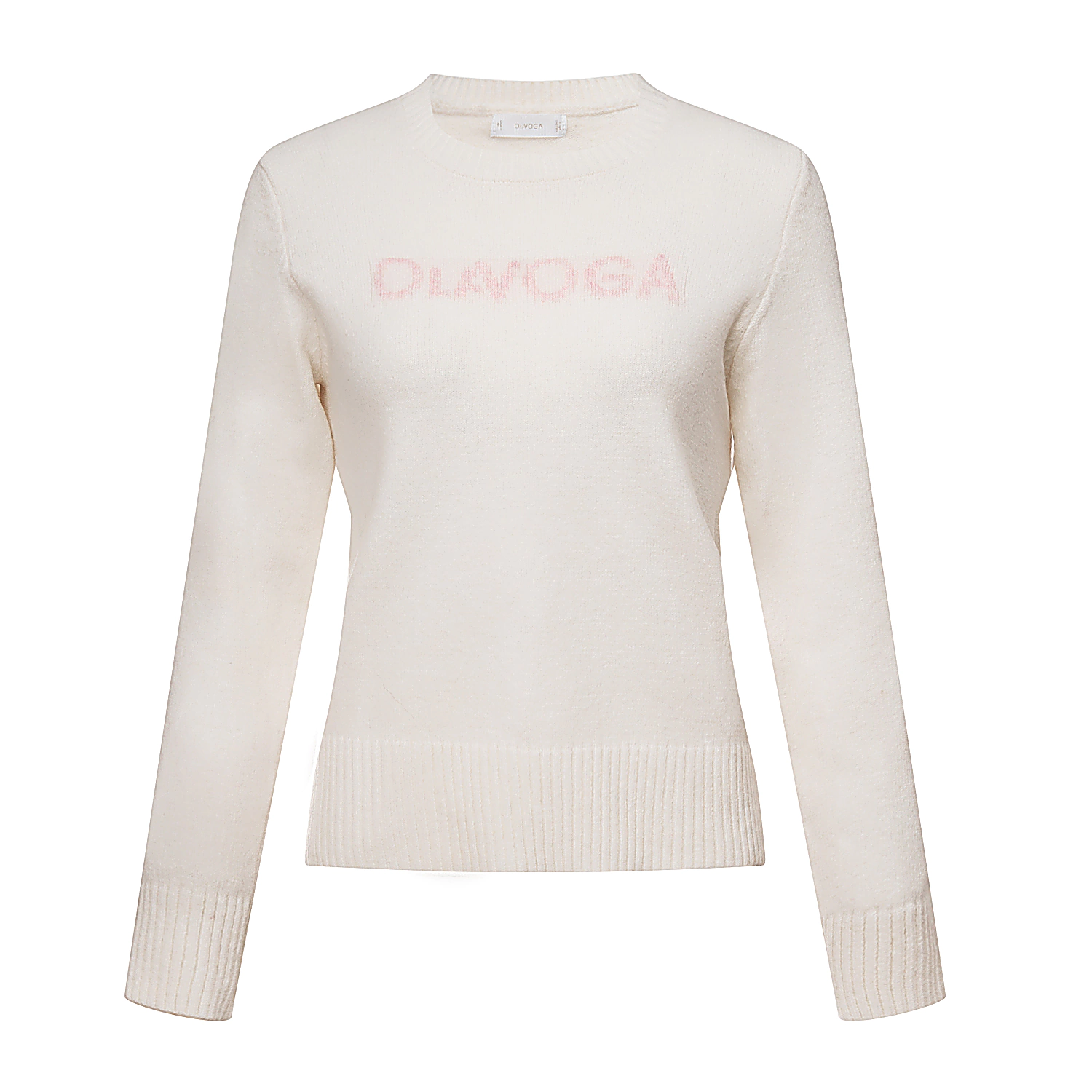 Sweter damski casual OLAVOGA ZAIO - Écru