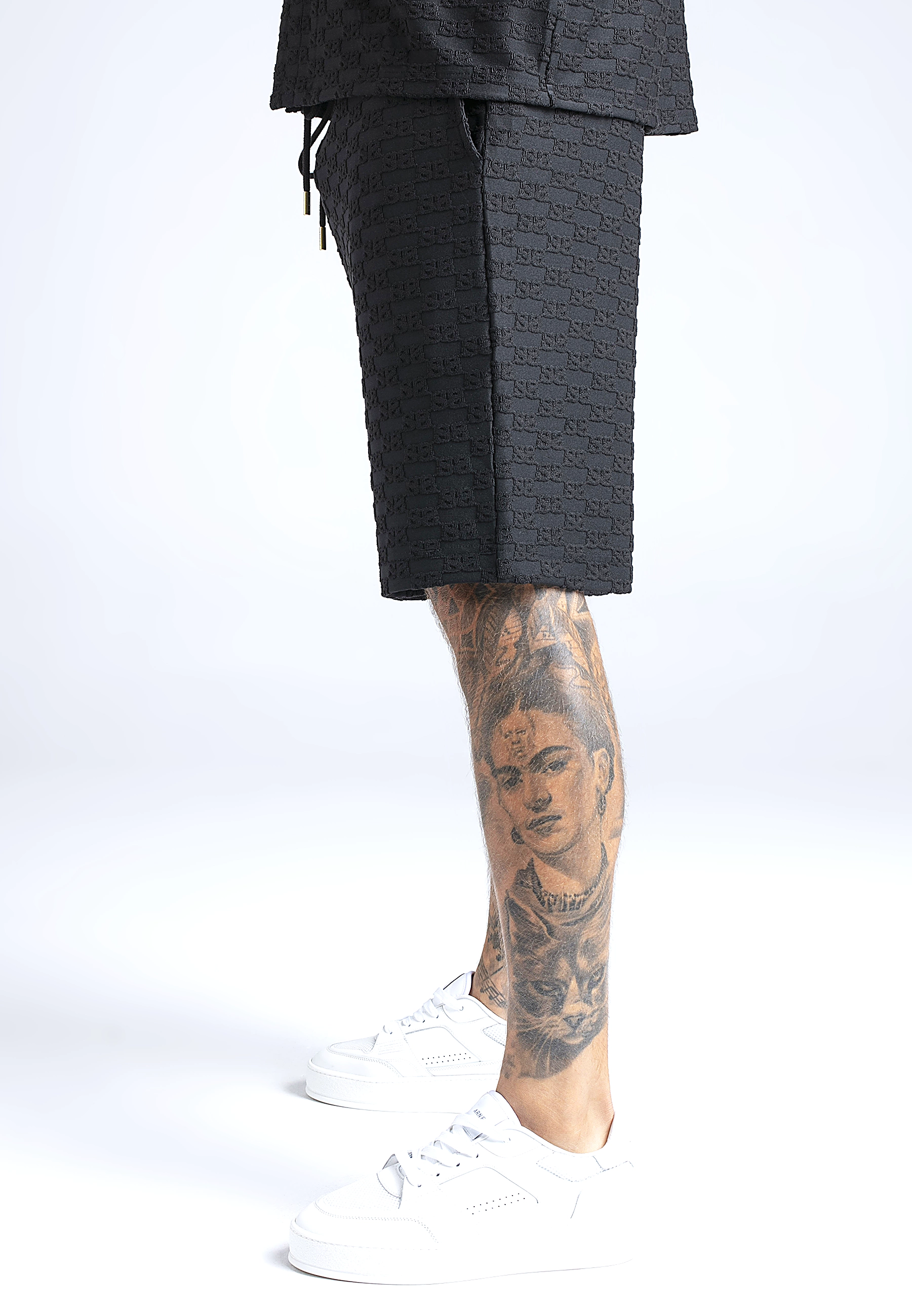 SIKSILK pánske šortky 29071 - čierne