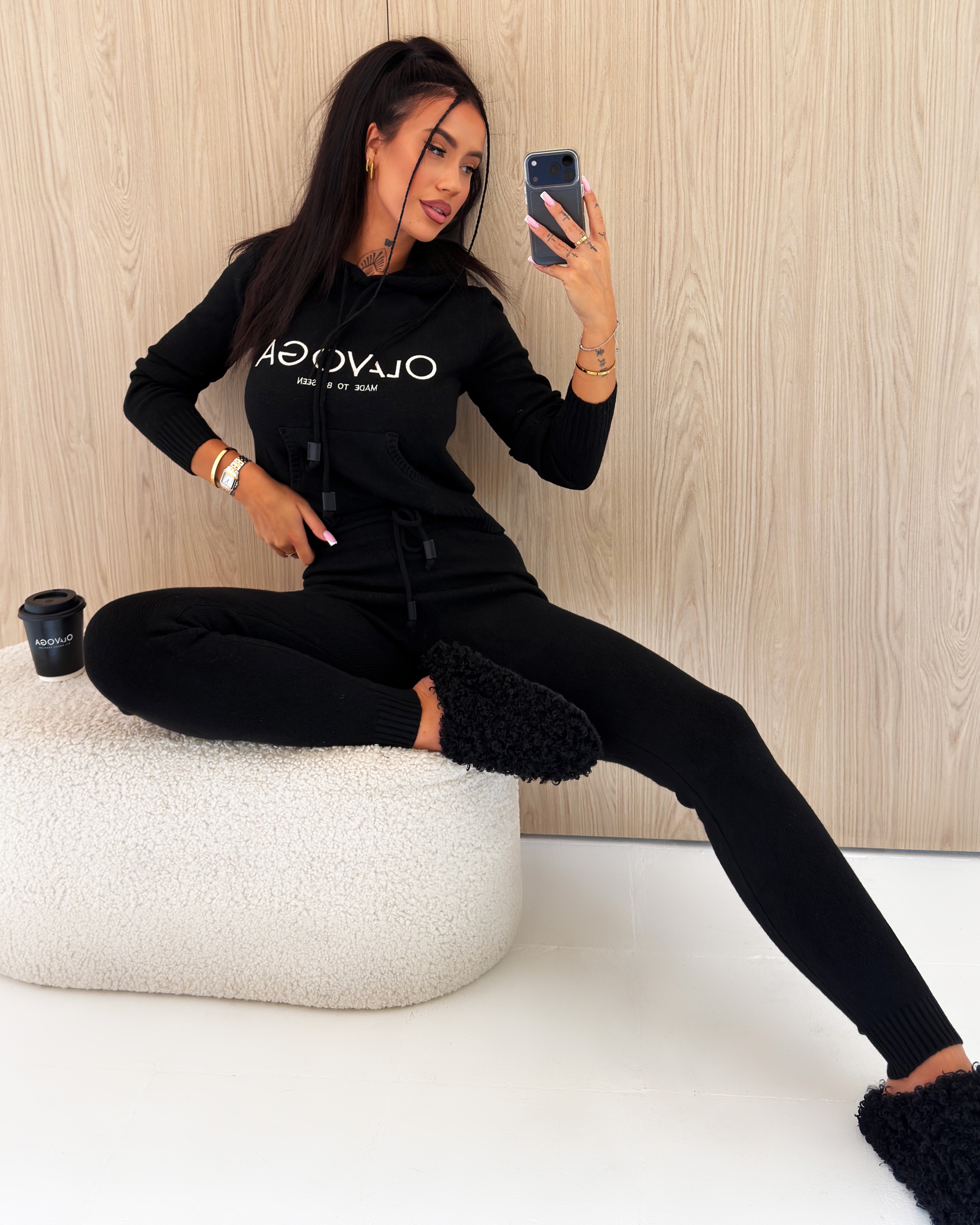 OLAVOGA SUNZOIST women’s knitted set – Black